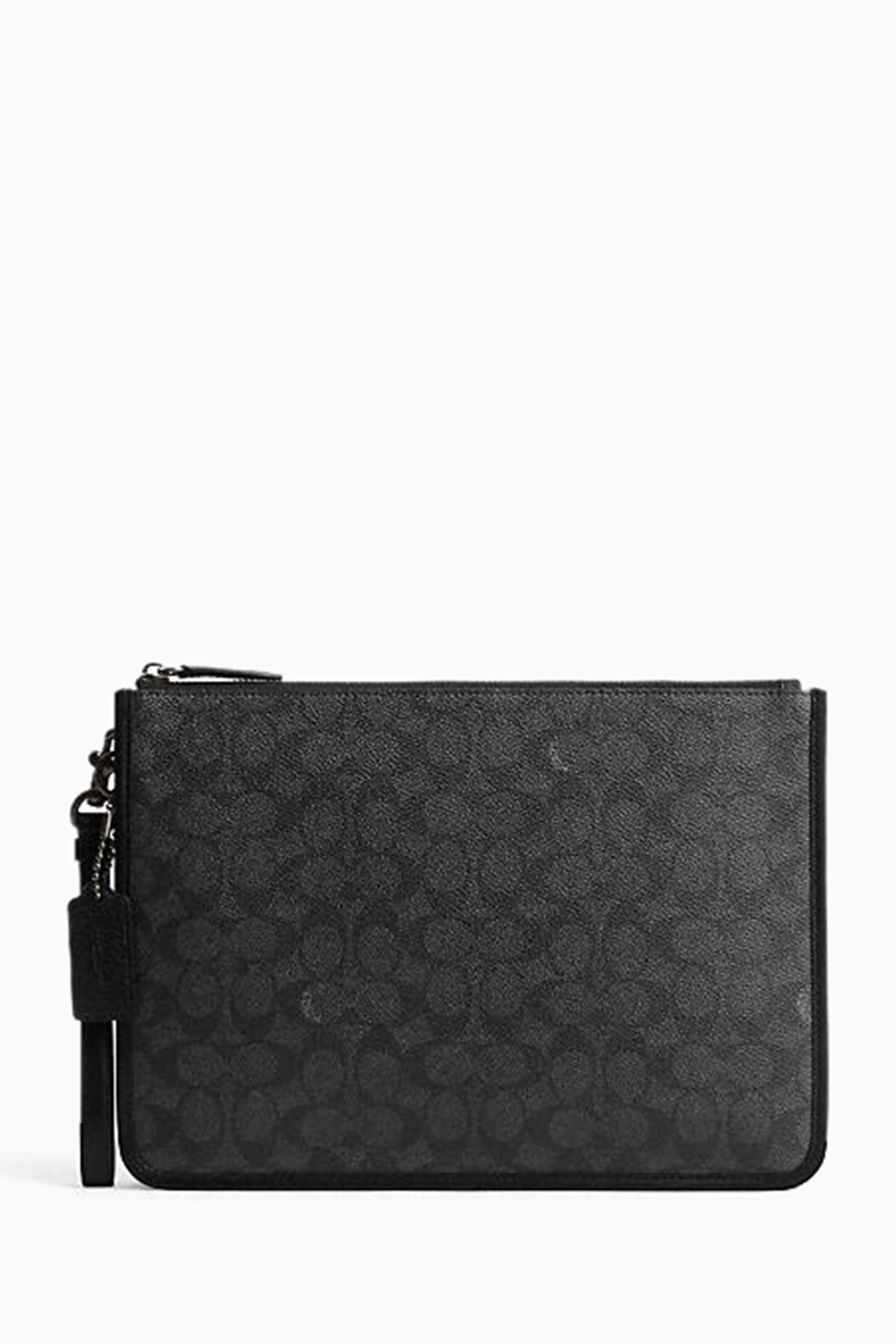 Buy Coach Black Charter Pouch in Signature Canvas For Men Online Ounass Bahrain