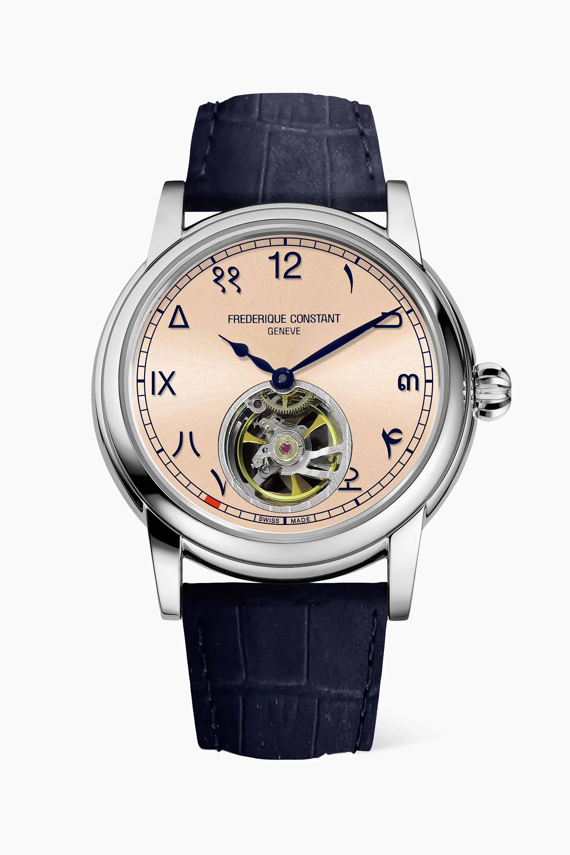 Buy Frederique Constant Orange Ounass Exclusive Classics Heartbeat Automatic Stainless Steel Watch 39mm For Men Online Ounass Bahrain