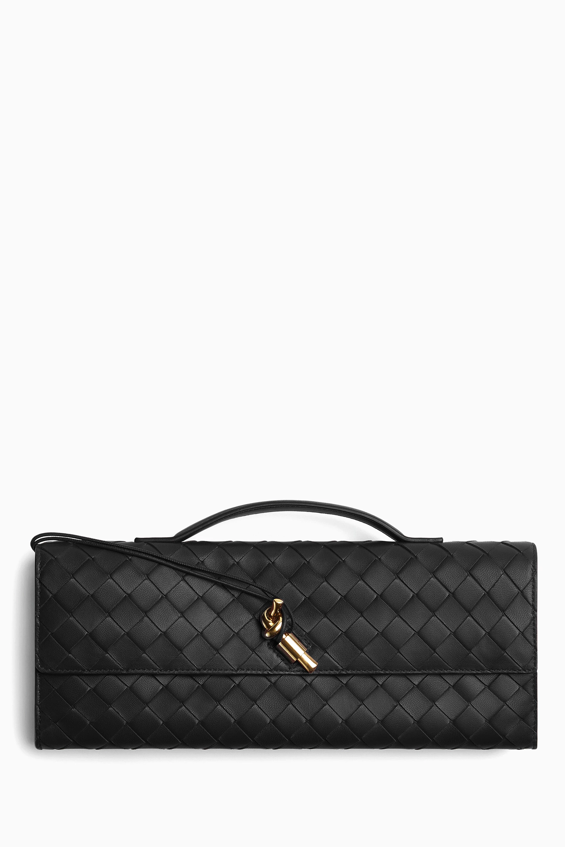 Bottega veneta black clutch clearance