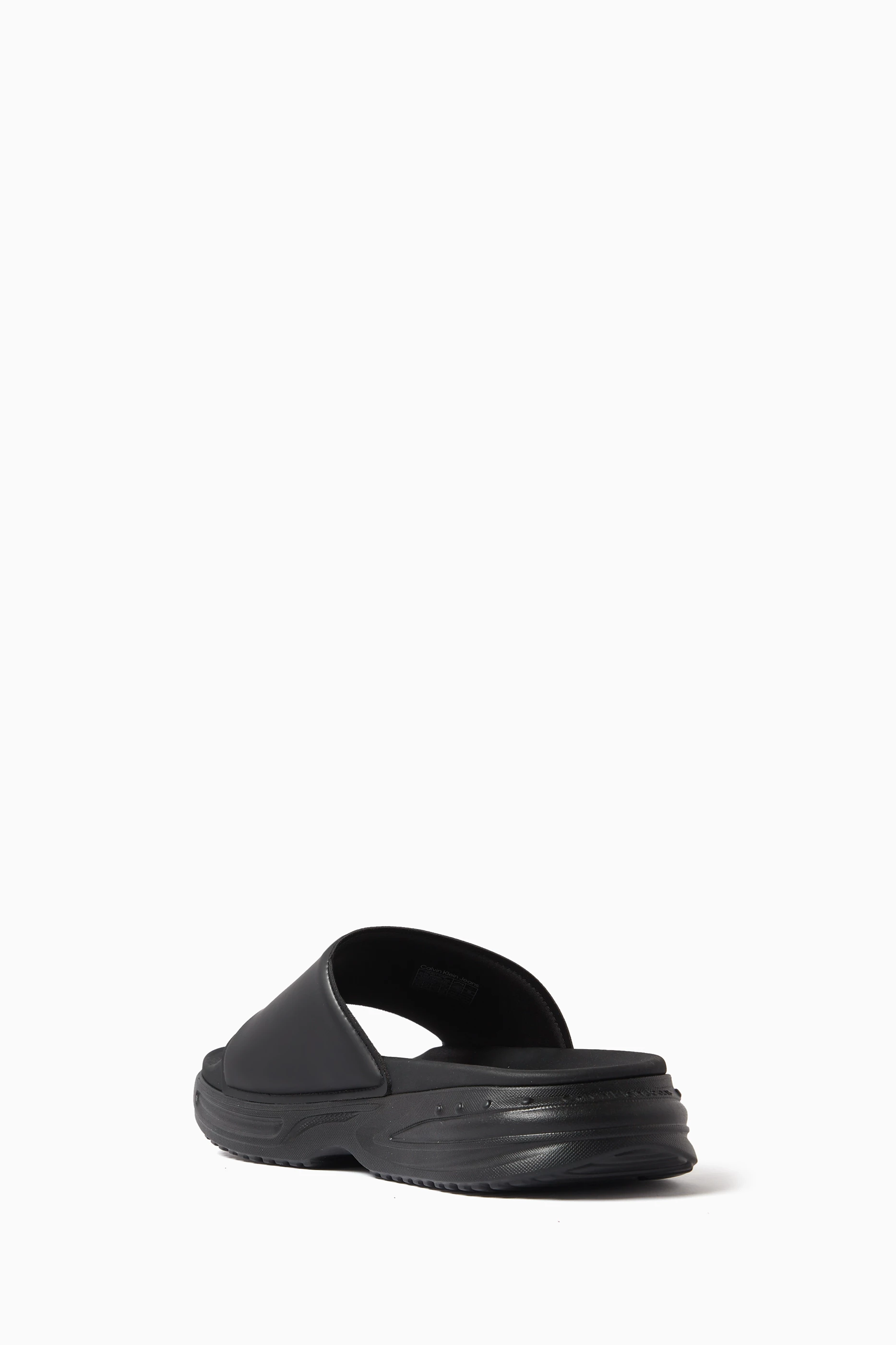 Calvin Klein Sliders Designer Mens Buy Calvin Klein Jeans Black