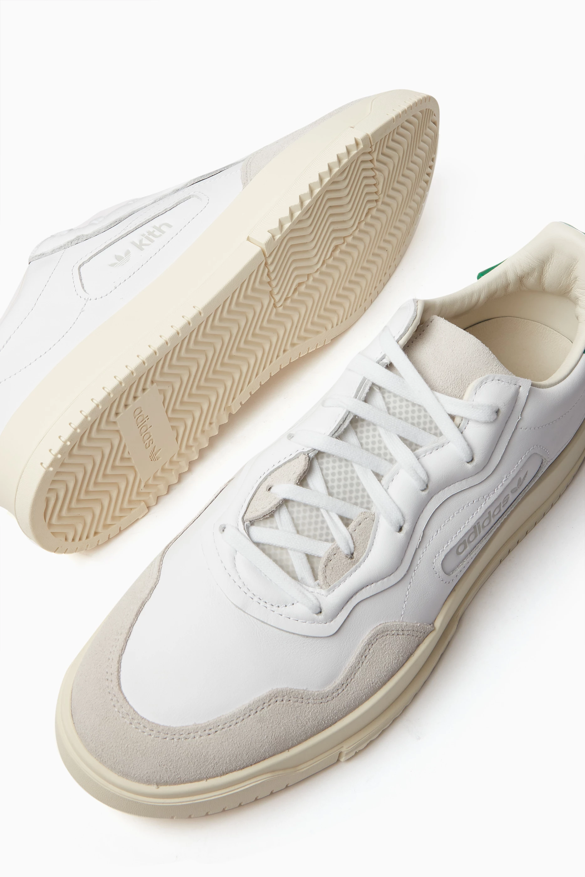 Buy Kith White x Adidas SC Premiere Sneakers in Leather For Men Online Ounass Bahrain