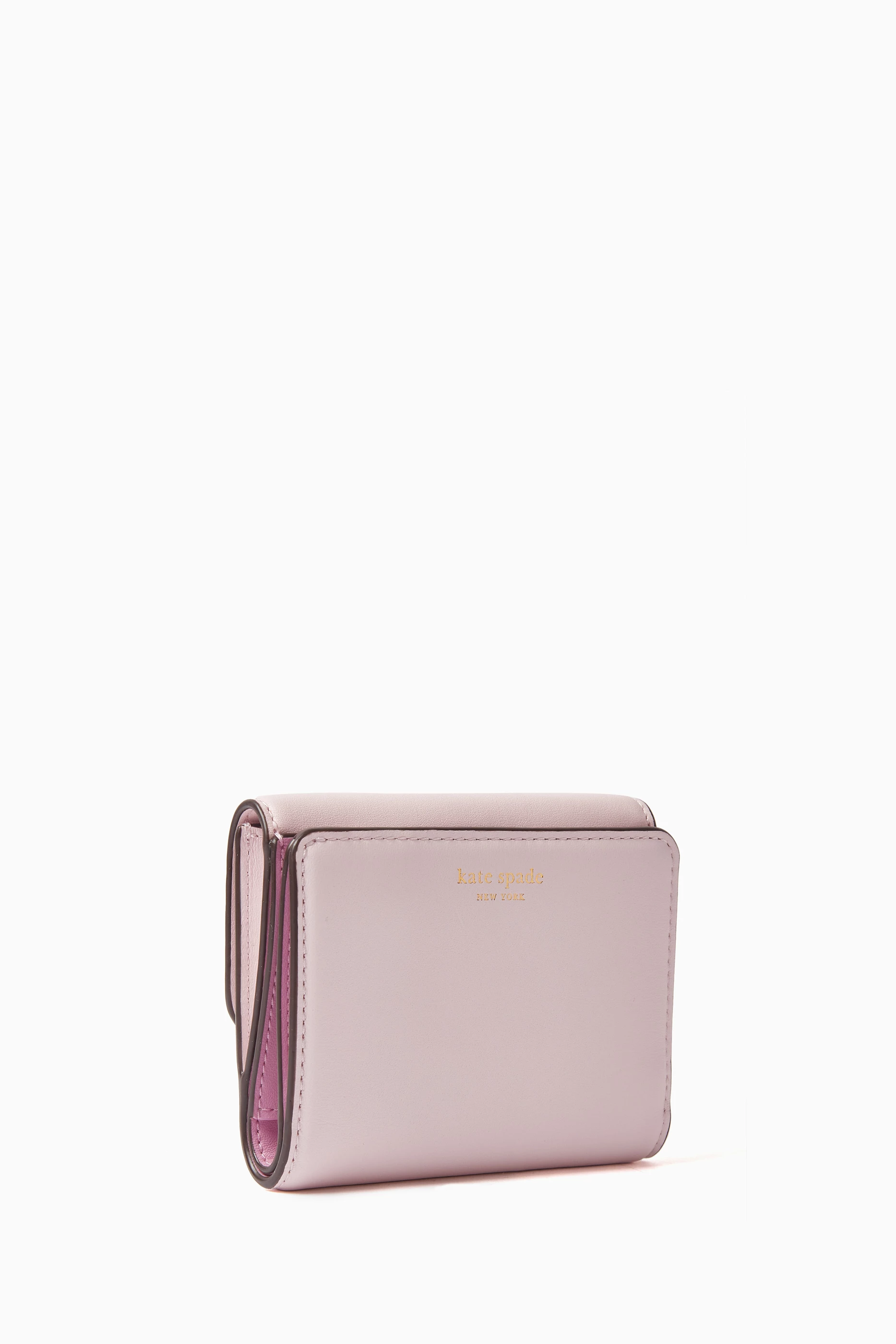 Buy Kate Spade New York Pink Dakota Bi fold Flap Wallet in Leather For Women Online Ounass Bahrain