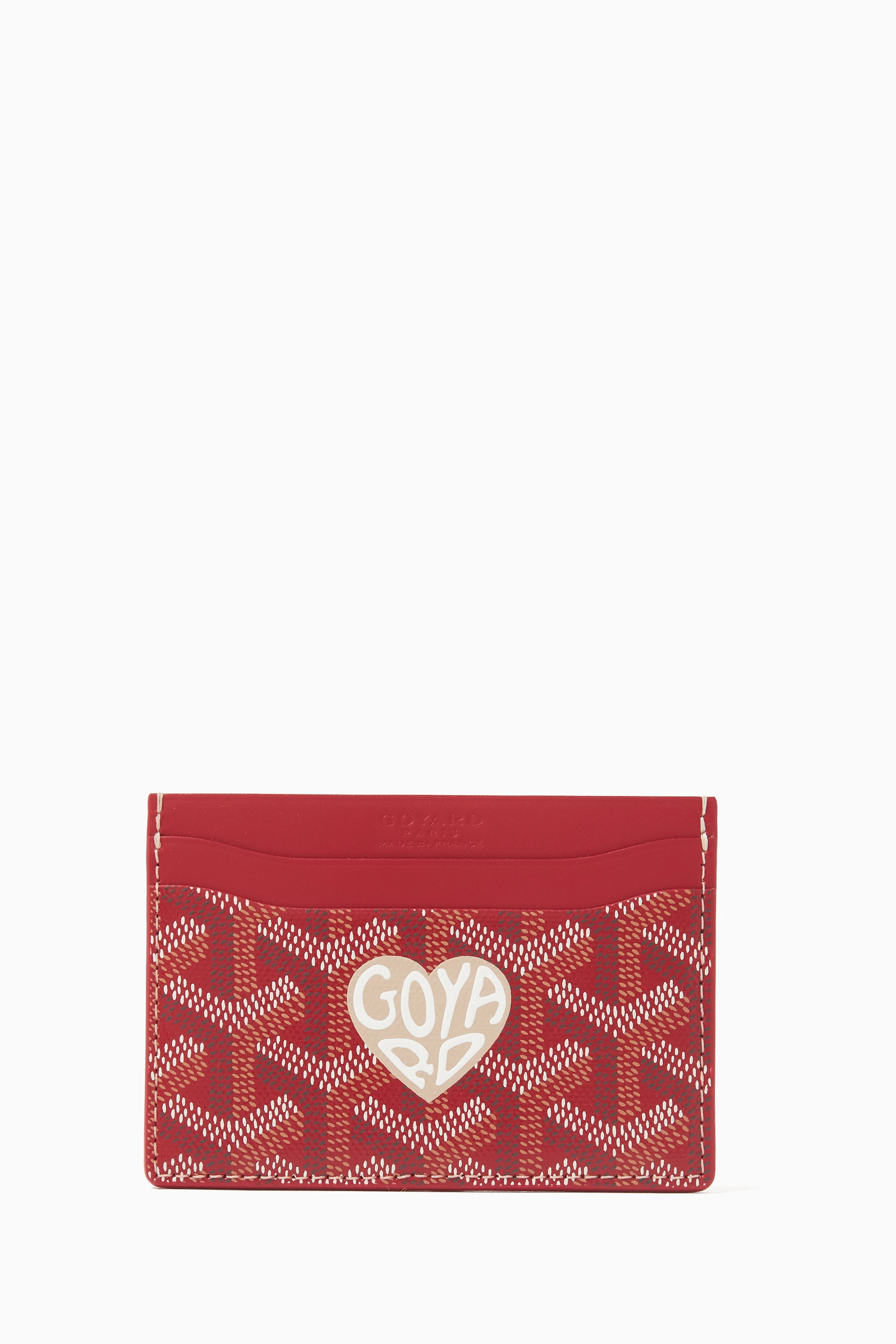 Red goyard card holder outlet