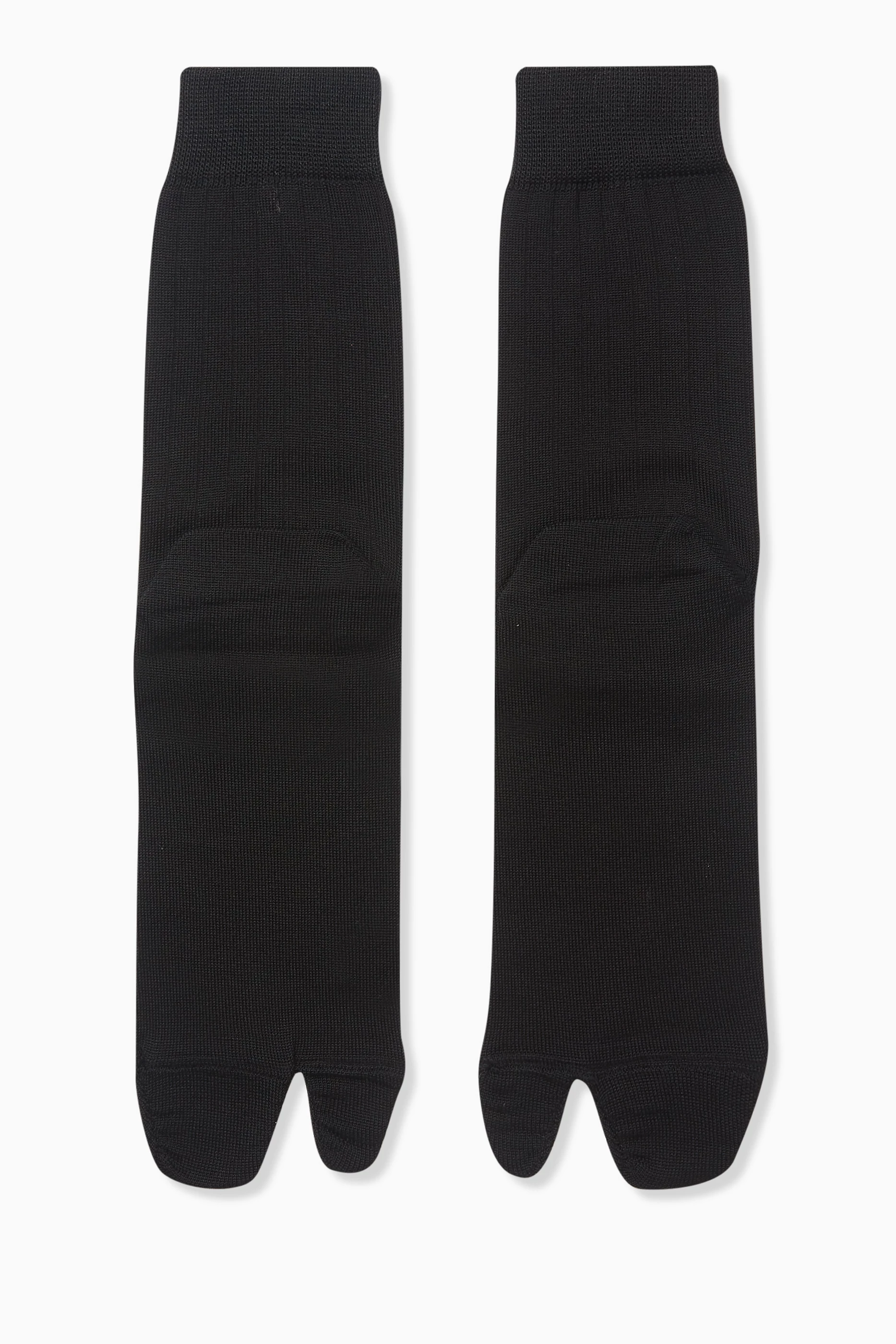 Buy Maison Margiela Black Tabi Socks in Cotton blend For Men Online Ounass Bahrain