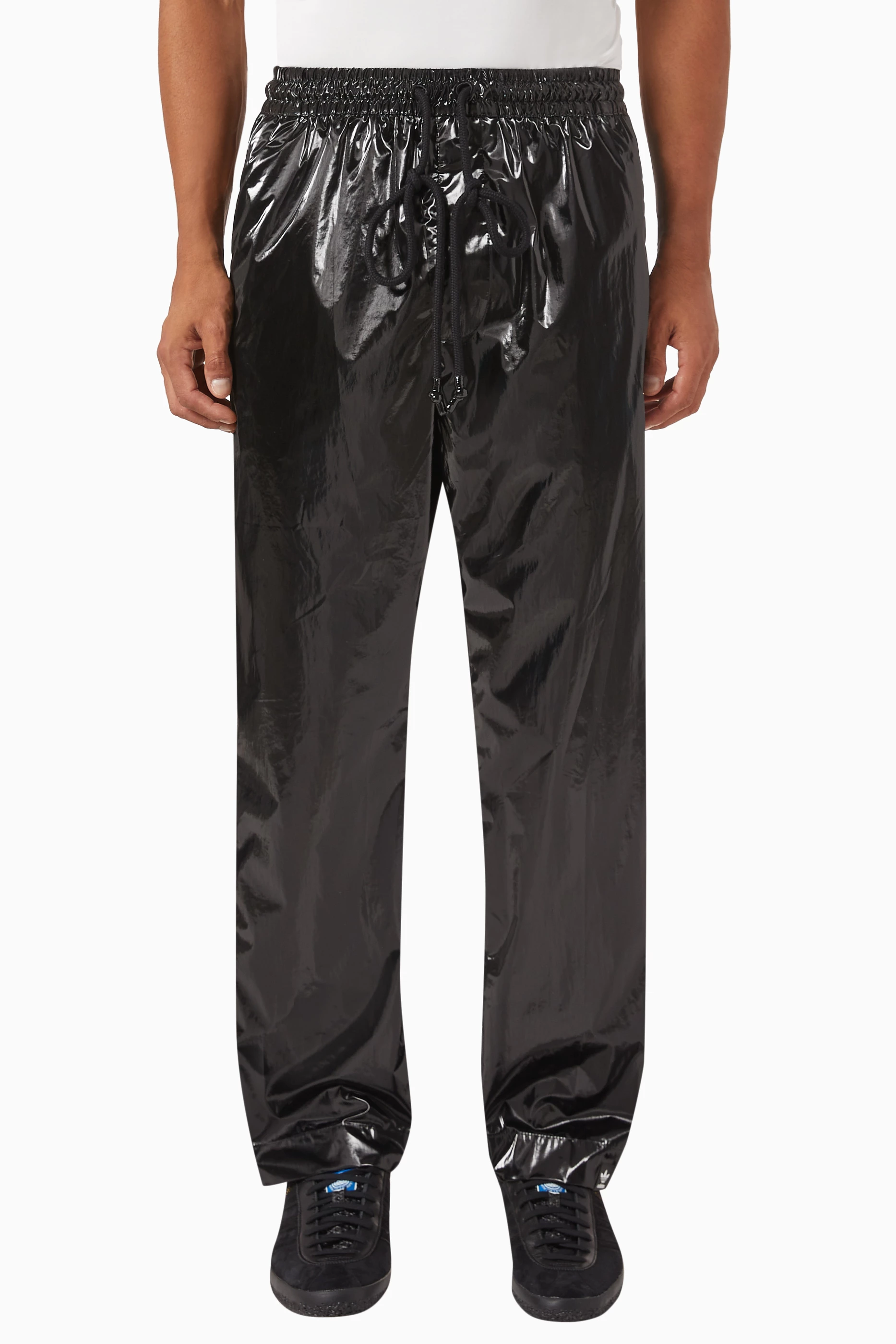 Shiny adidas pants deals