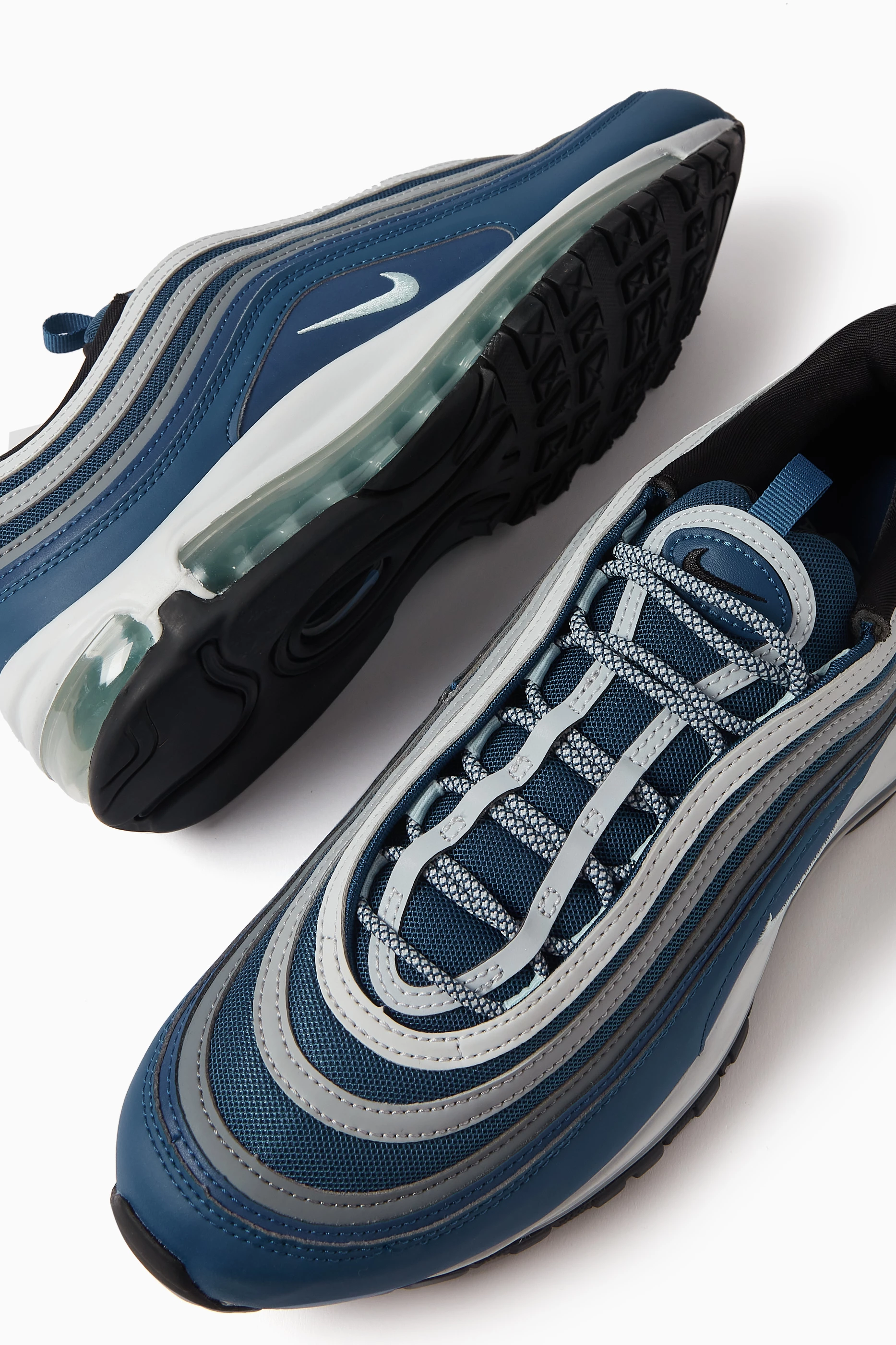 Buy Nike Blue Air Max 97 Sneakers in Mixed material For Men Online Ounass Bahrain