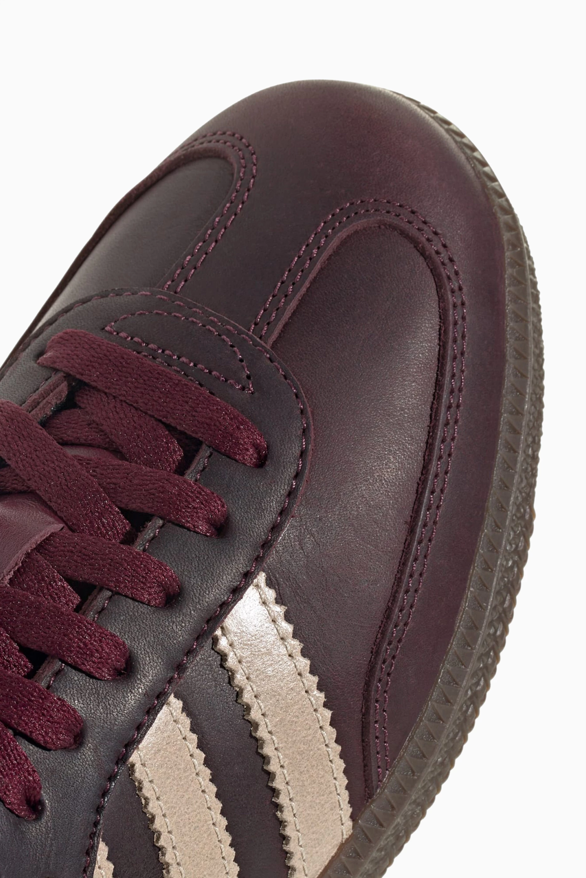Buy adidas Burgundy Samba OG Low top Sneakers in Leather For Women Online Ounass Bahrain