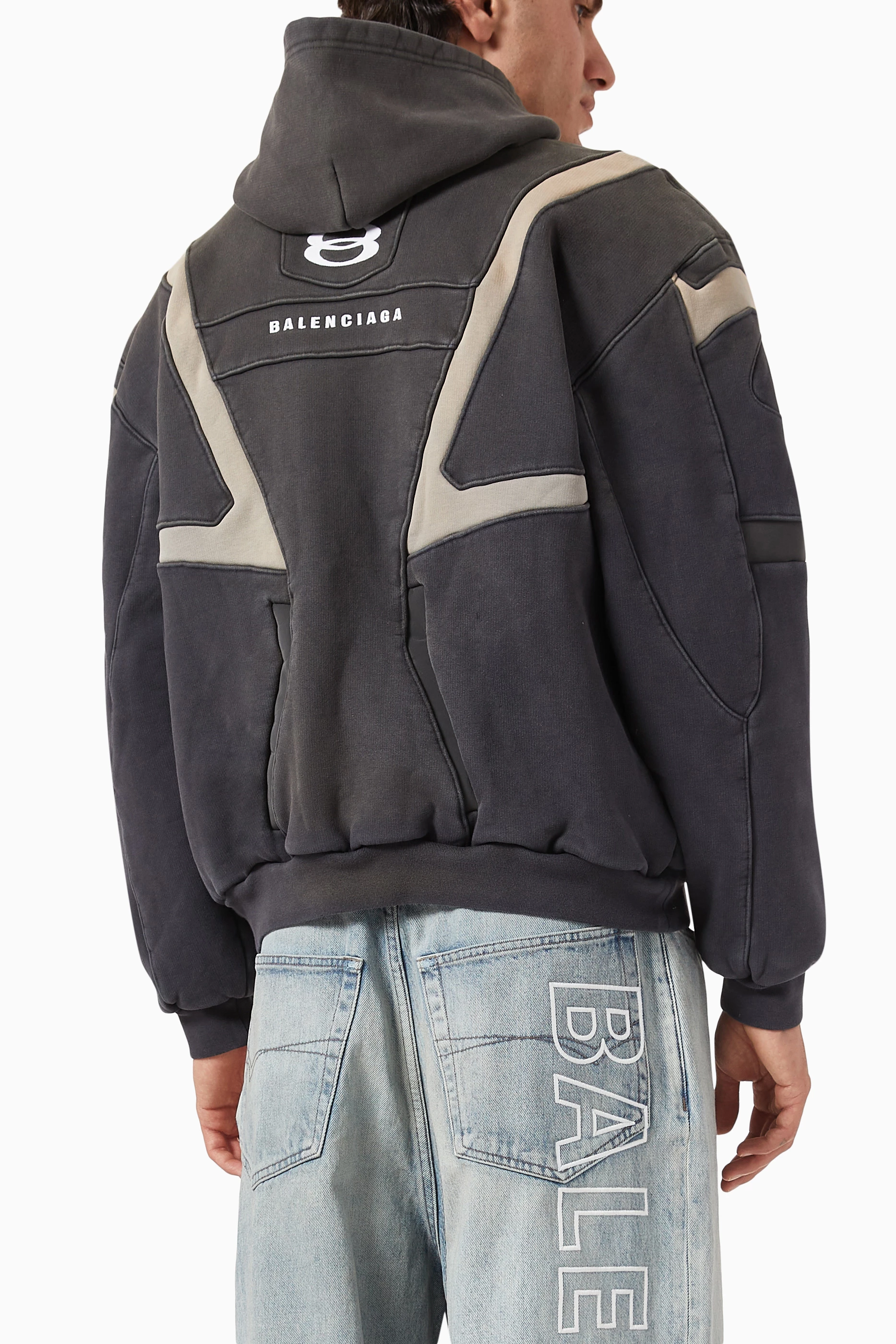 Buy Balenciaga Black Unity Sports Icon Biker Jacket in Compact