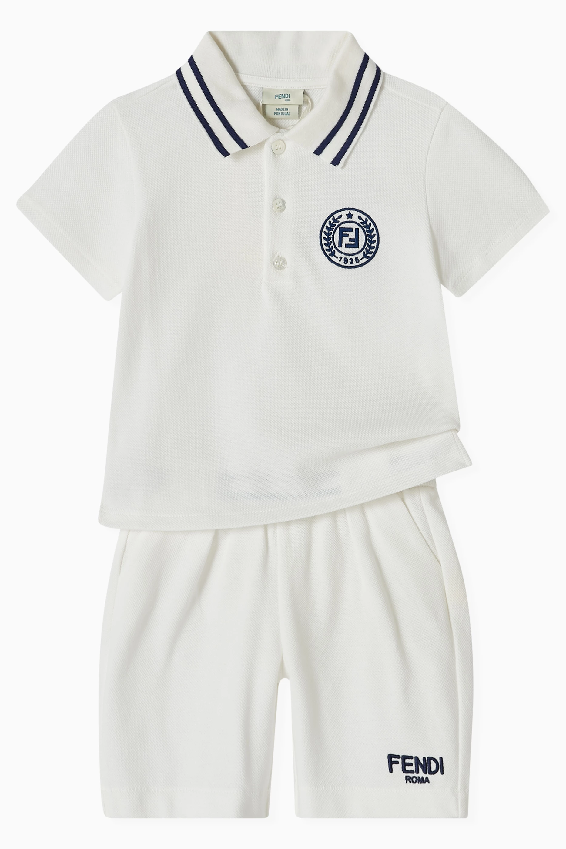 Fendi white polo online
