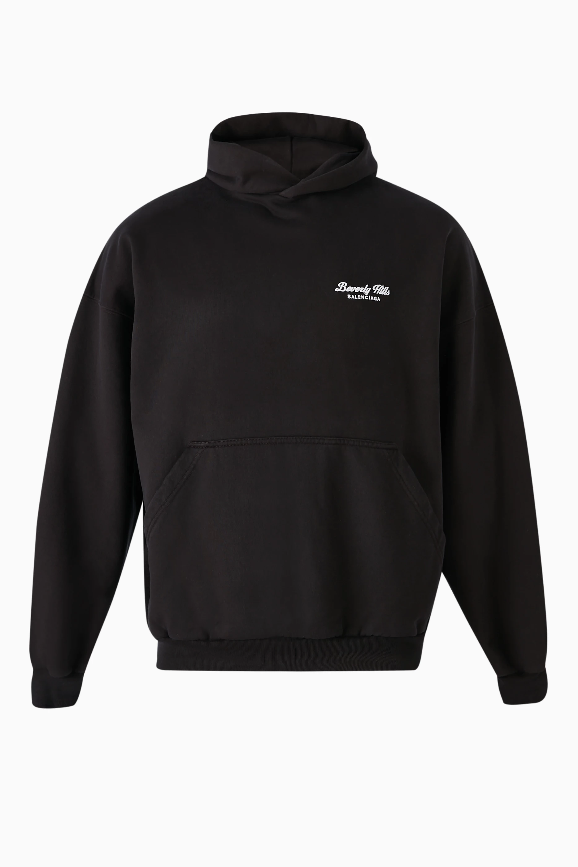 Buy Balenciaga Black Unisex Beverly Hills Oversized Hoodie in Archetype Fleece For UNISEX Online Ounass Bahrain