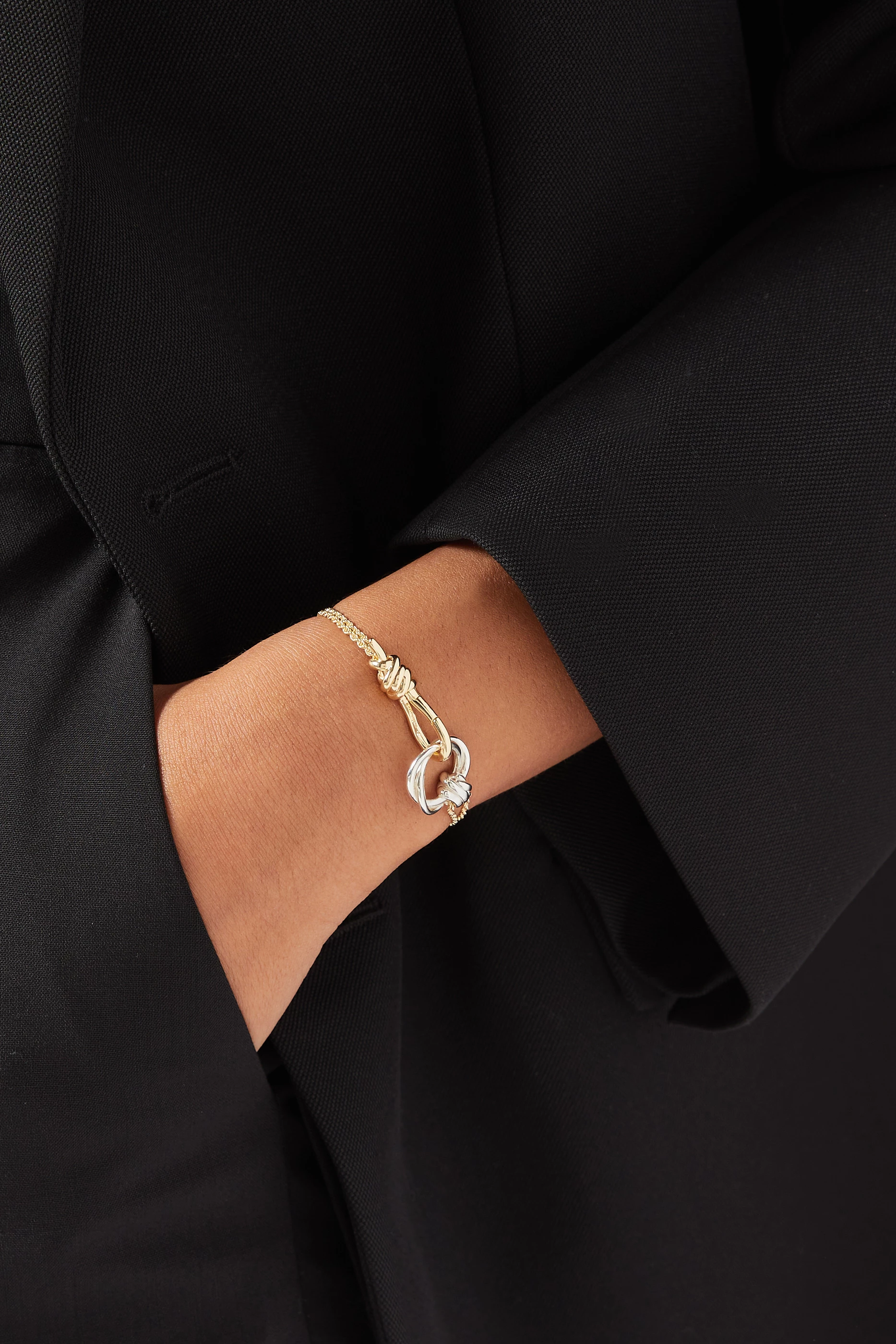 Bottega veneta knot bracelet deals