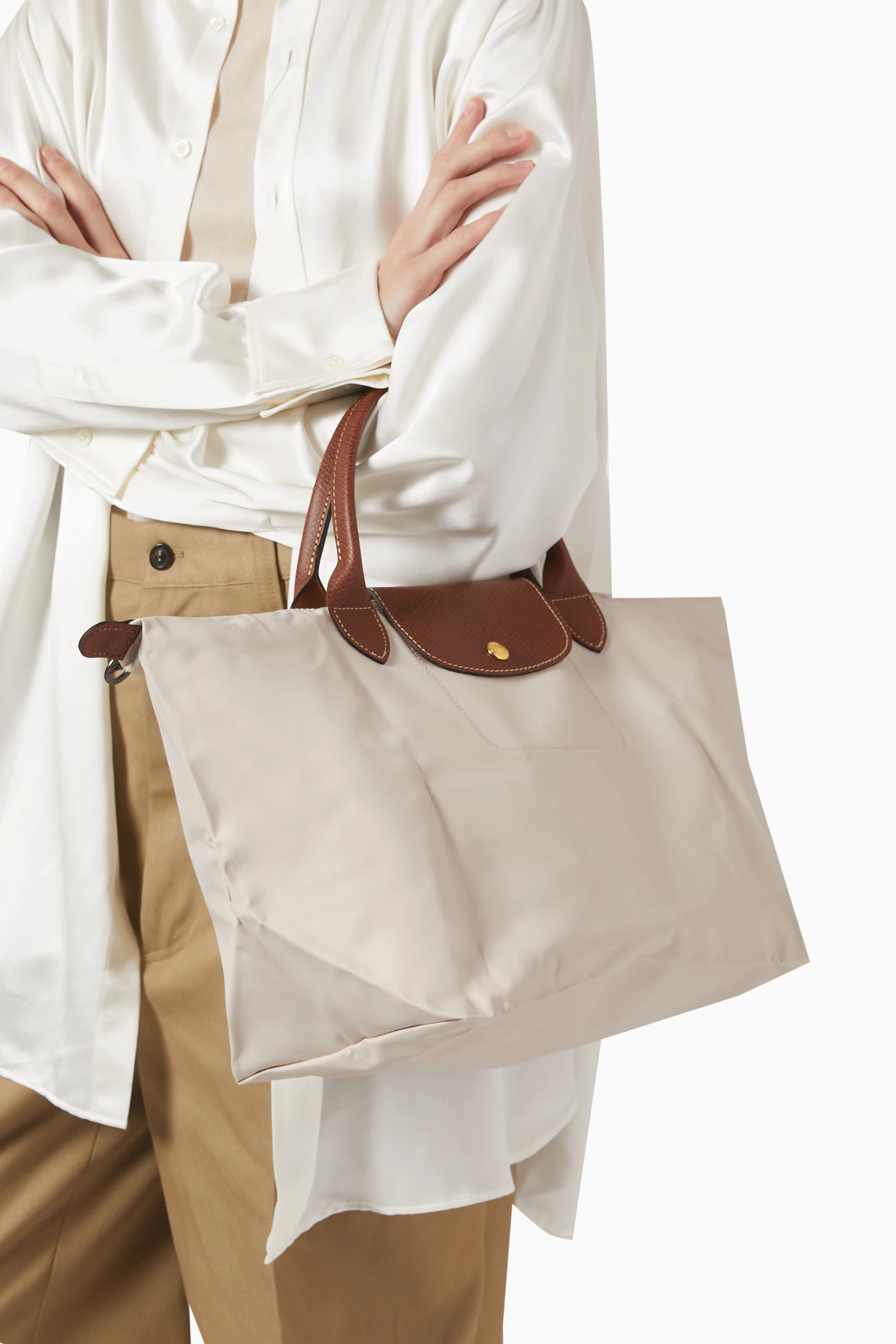 Le pliage longchamp beige clearance