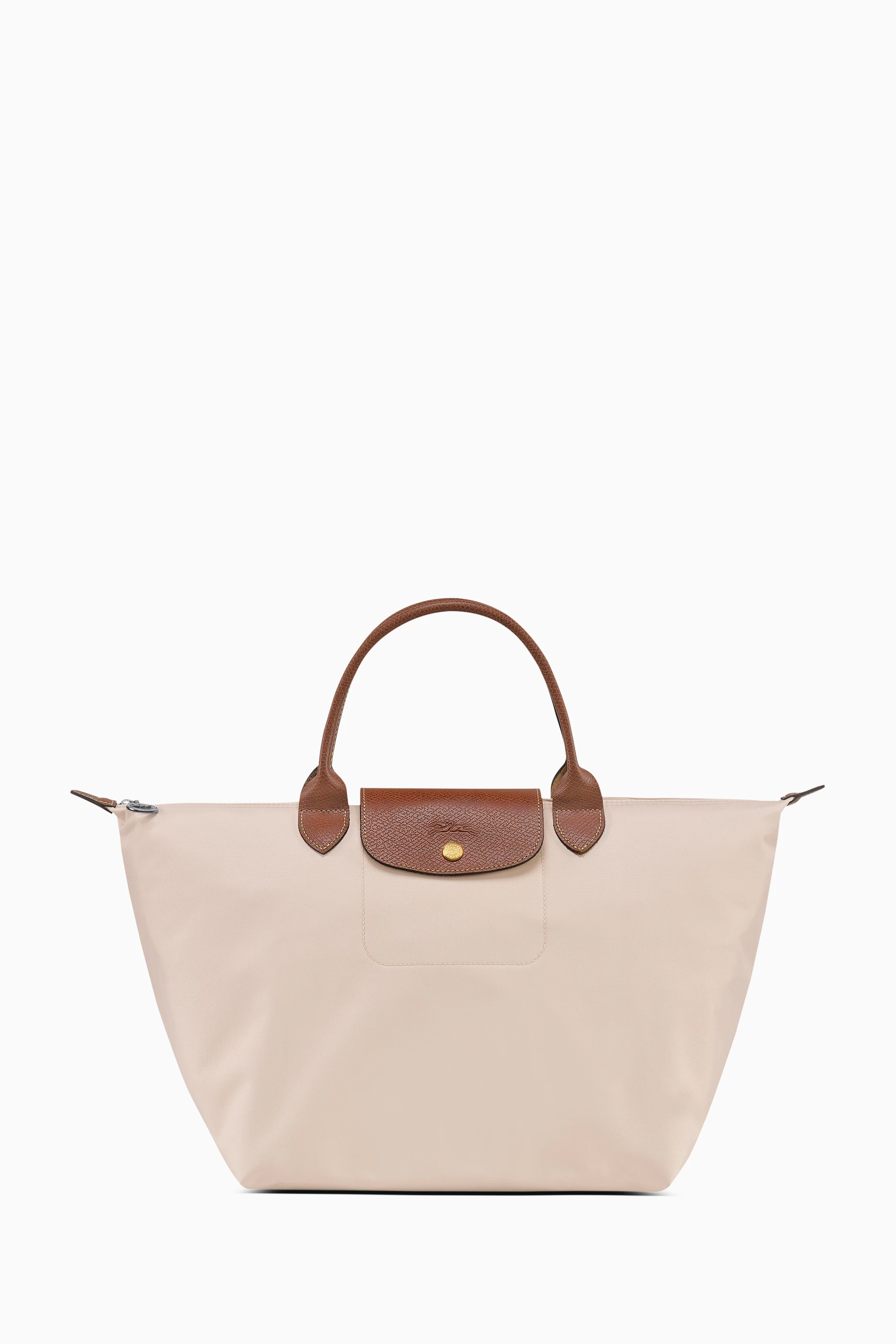 Buy Longchamp Neutral Medium Le Pliage Original Bag in Canvas For Women Online Ounass Bahrain