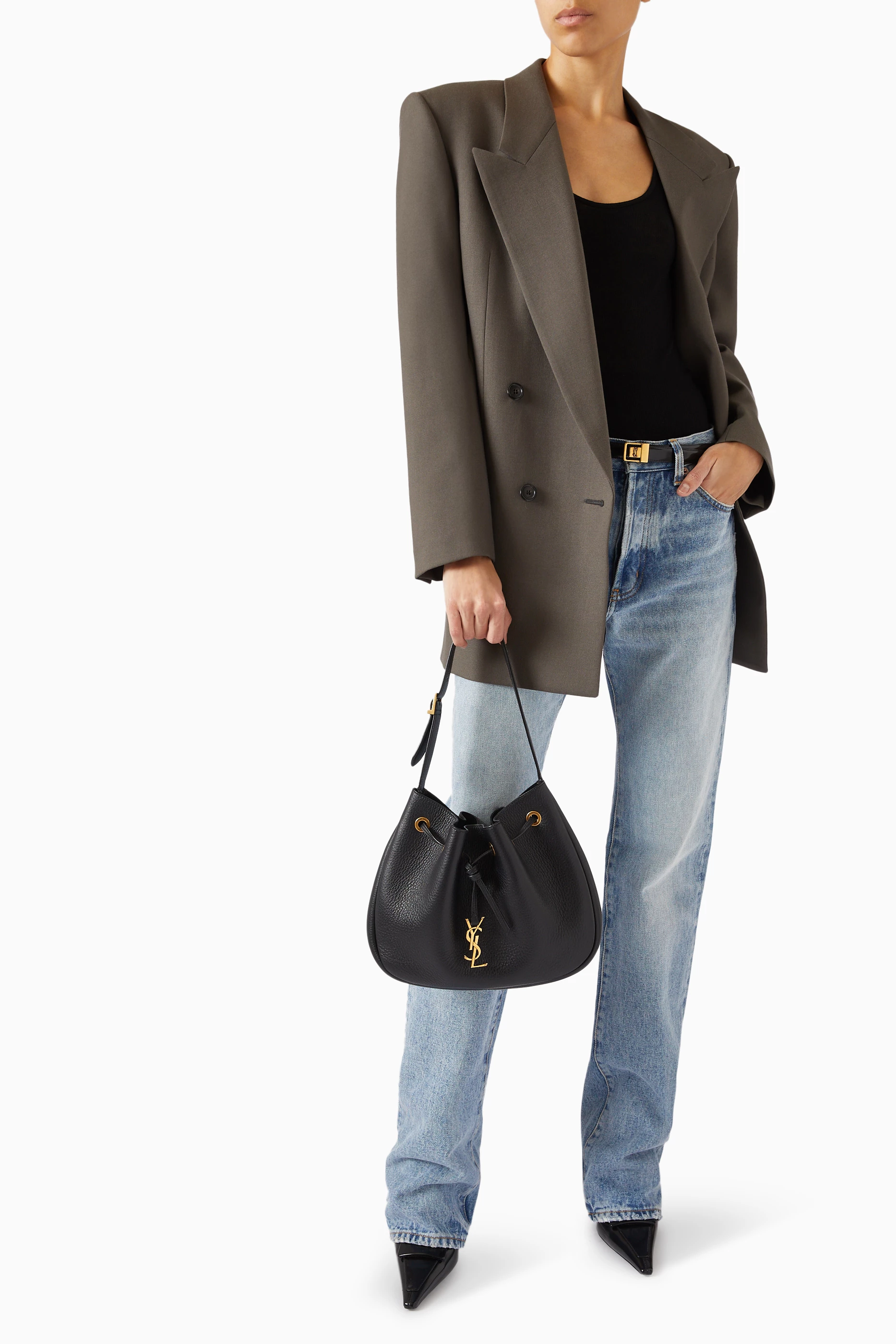 【SAINT LAURENT】 Paris VII Hobo Bag PARIS VII small hobo in grained leather | Saint Laurent | YSL US