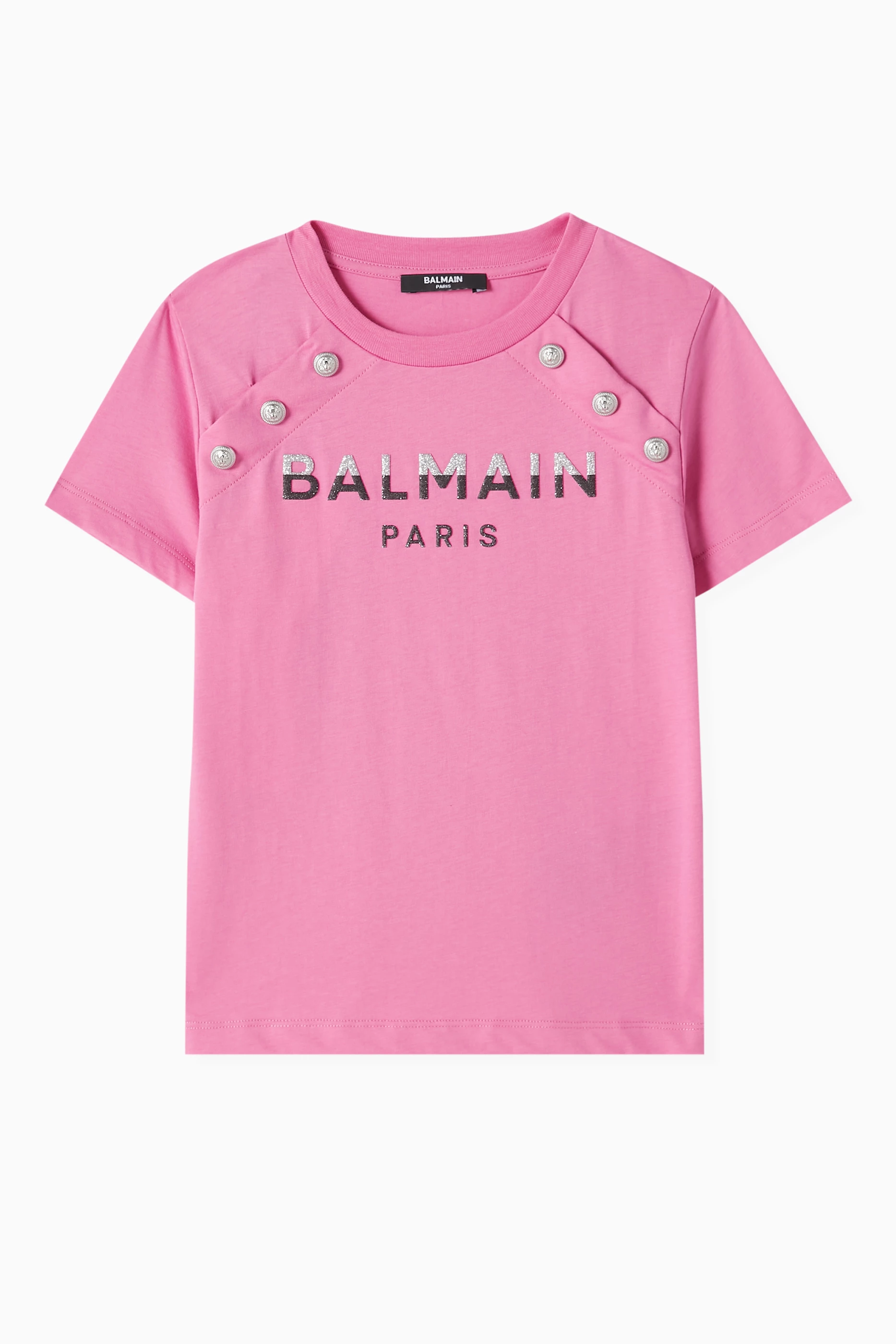 Balmain t shirt pink 2025