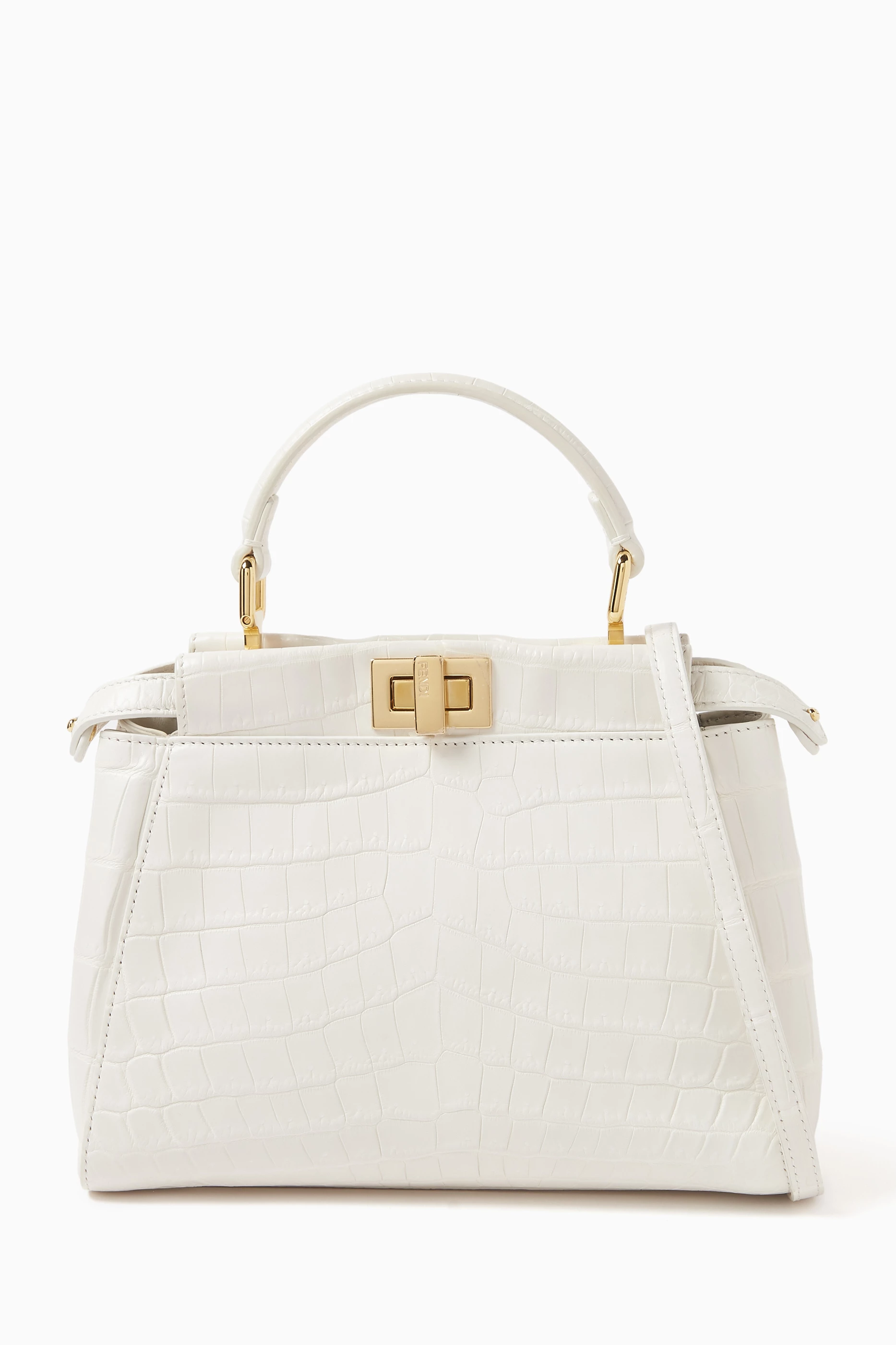 Fendi white purse cheap