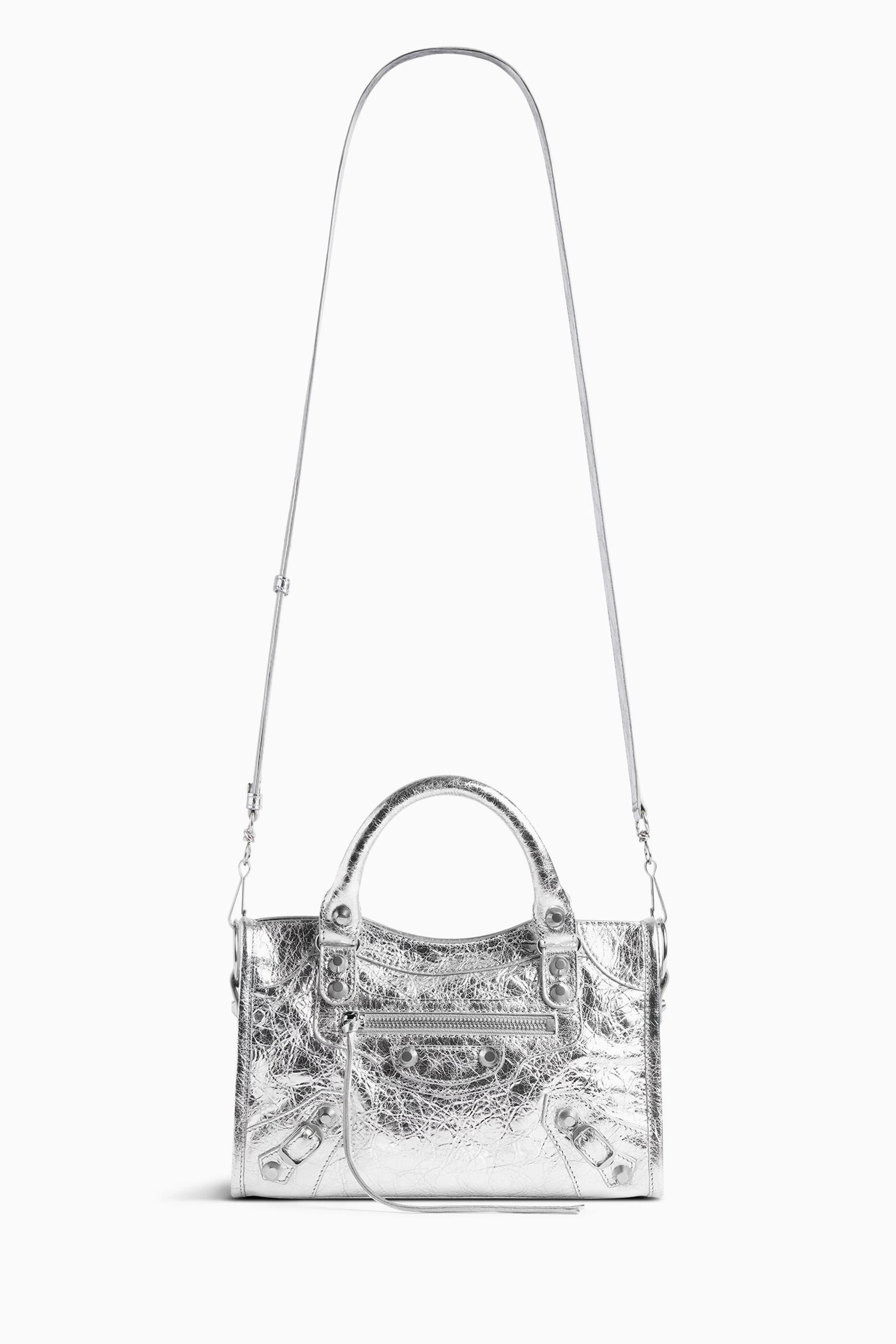 Balenciaga city bag silver online