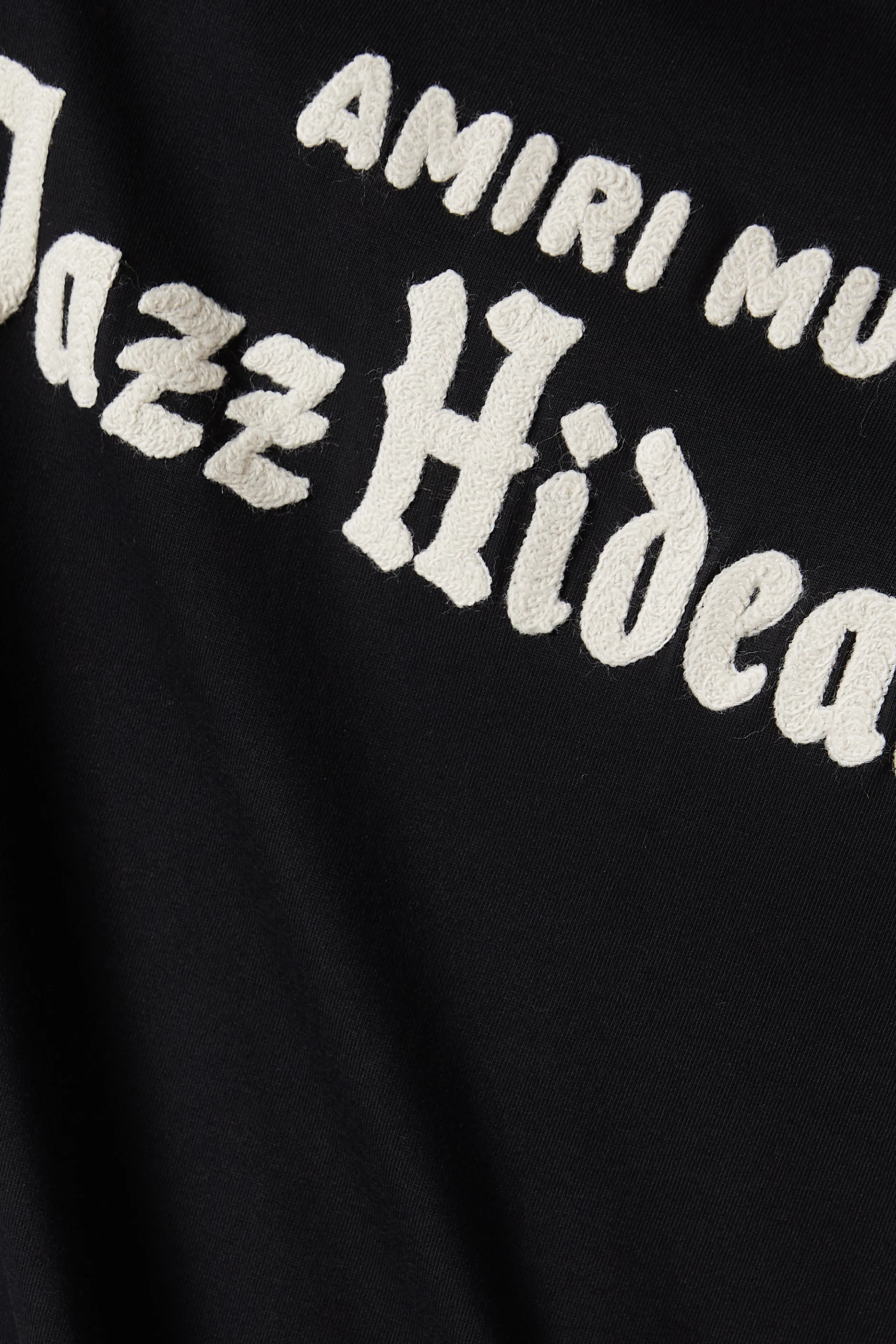 AMIRI♡ ブラック 'Amiri Jazz Hideaway' Tシャツ AMIRI Jazz Hideaway Embroidered T-Shirt | Nordstrom