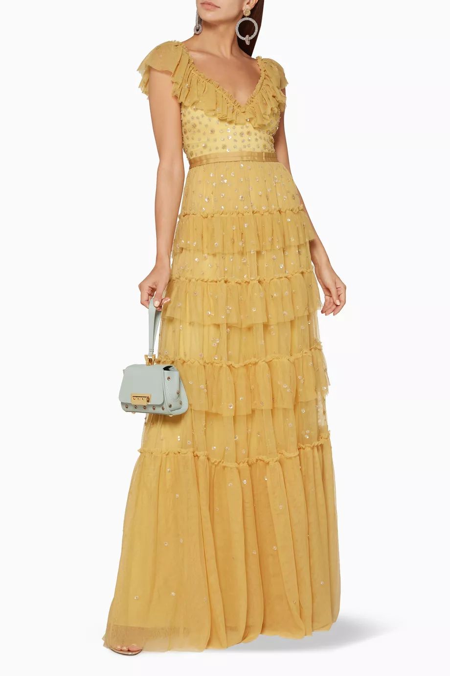 Needle and thread yellow dress clearance