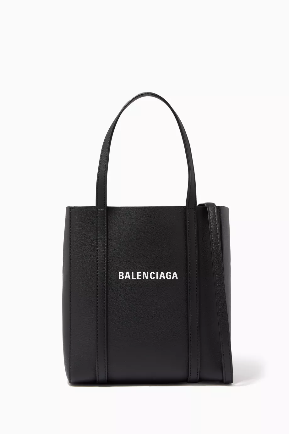 Buy Balenciaga Black Everyday XXS Tote Bag in Smooth Calfskin for