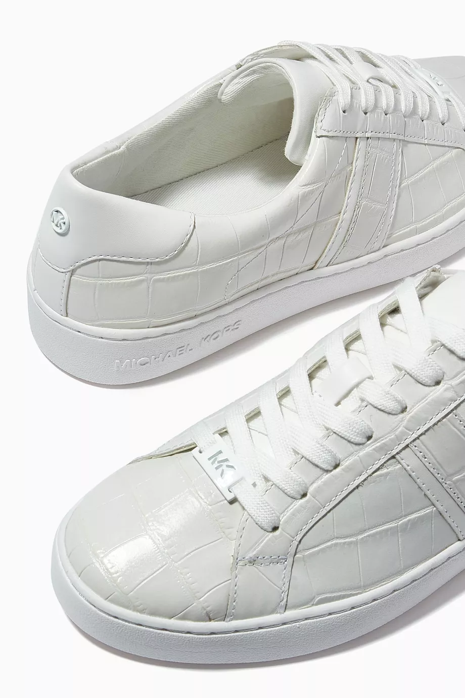 Irving crocodile embossed leather sneaker online