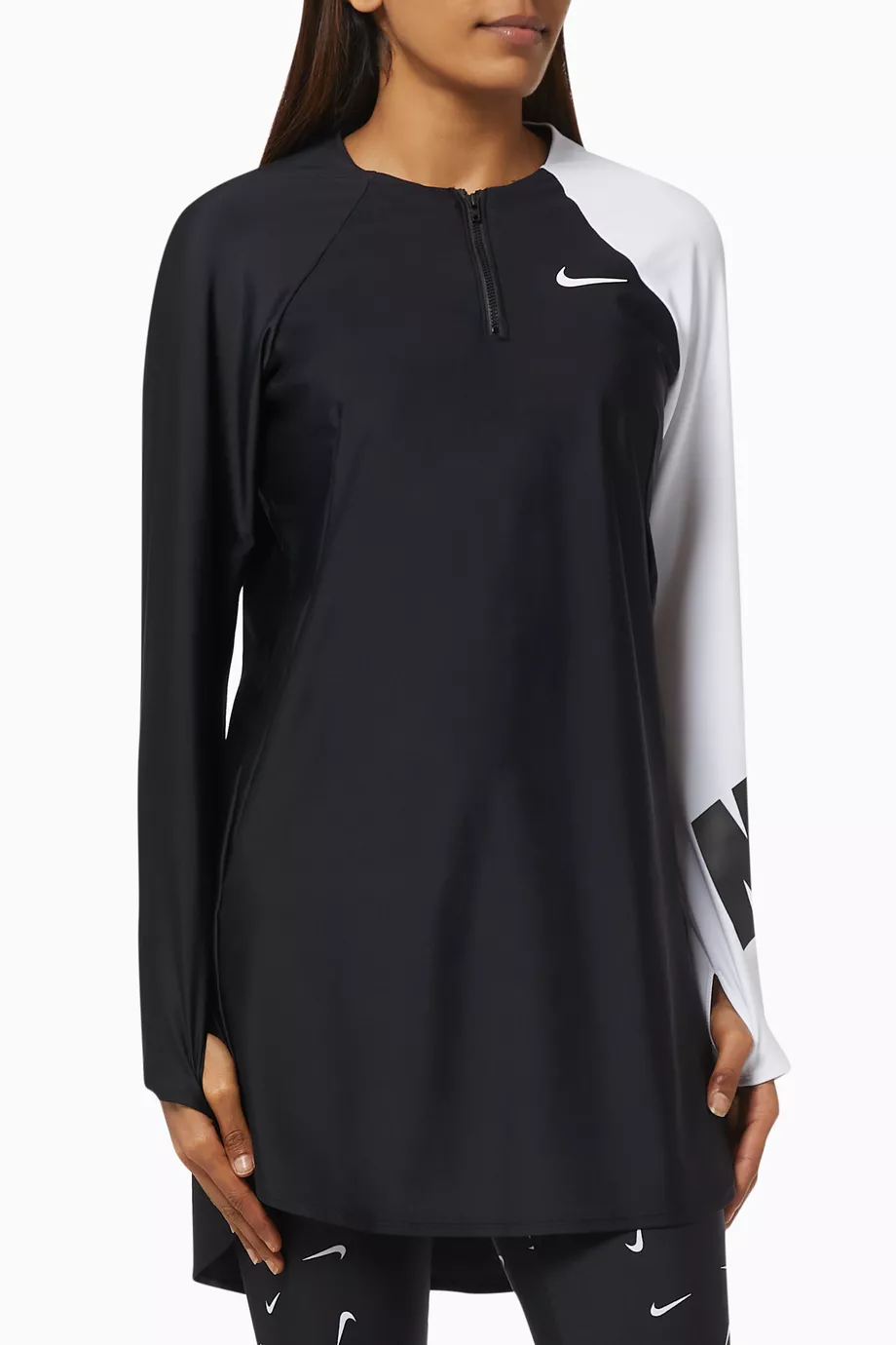 Buy Nike Black Victory Full Coverage Swim Tunic for Women in Bahrain