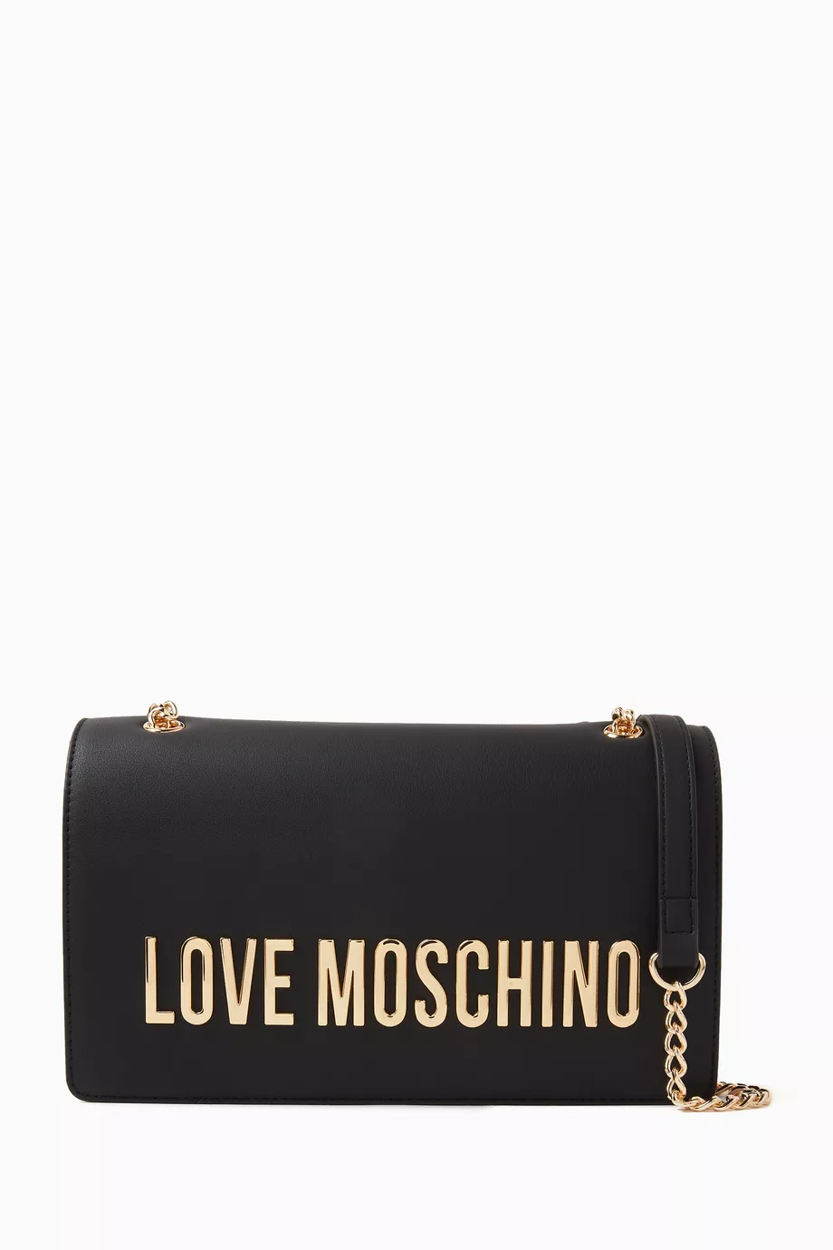Black and gold moschino bag hotsell
