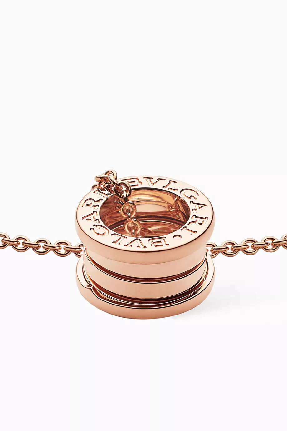 Buy BVLGARI Rose Gold Rose Gold B.zero1 Pendant With Chain For Women Online Ounass Bahrain