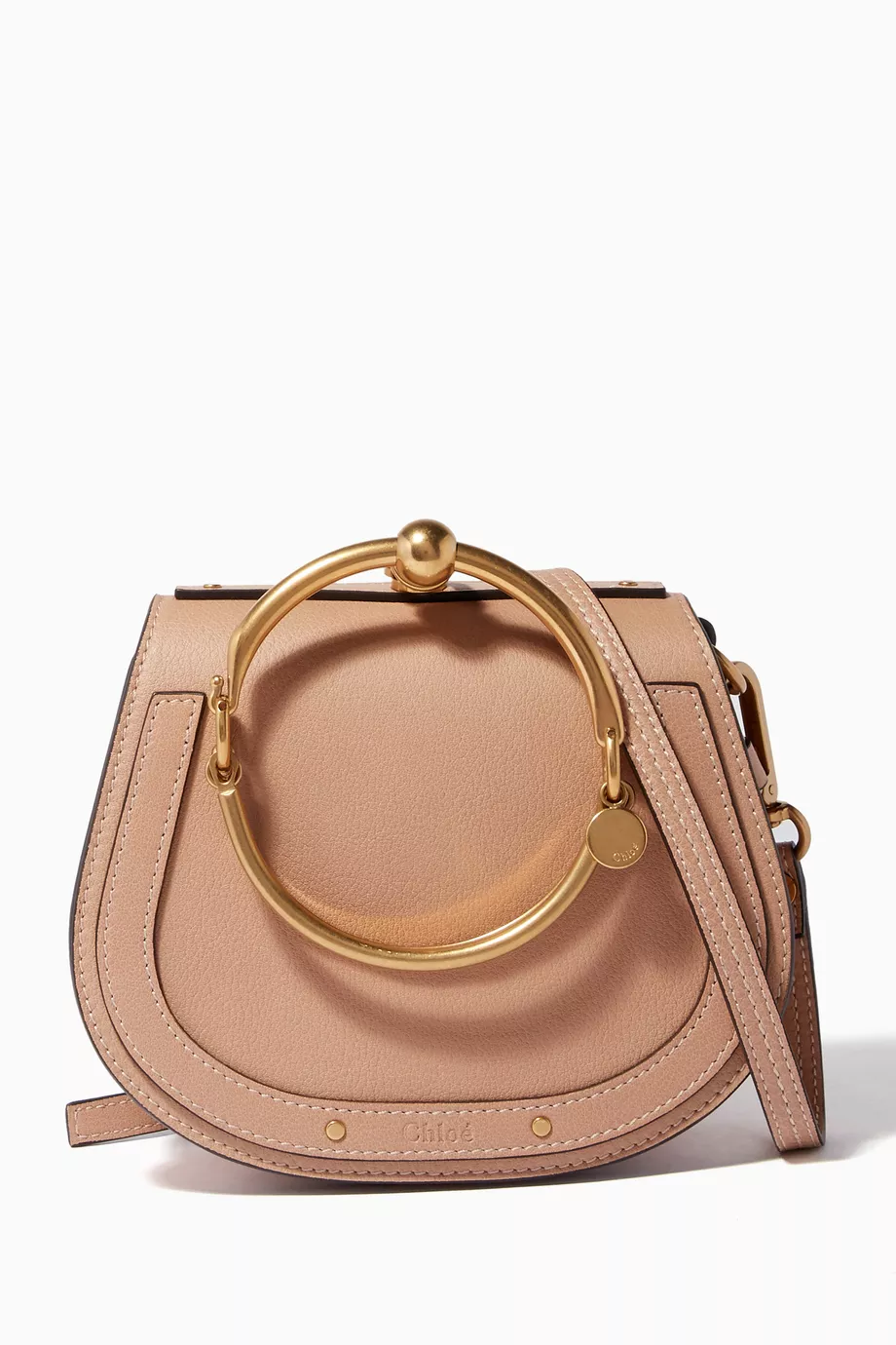 Buy Chloe Neutral Biscotti Beige Small Nile Bracelet Bag For Women Online Ounass Bahrain