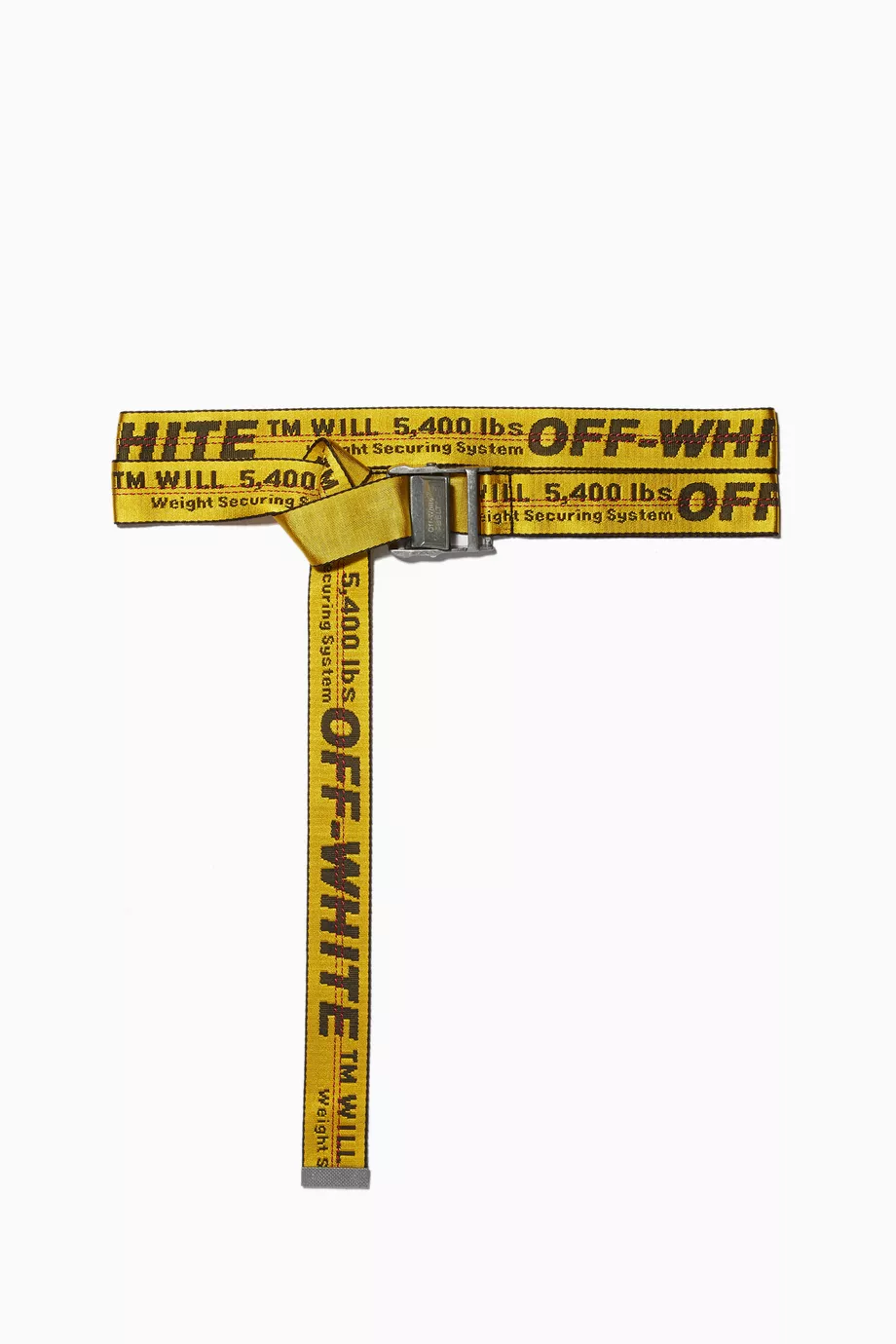 Buy Off-White Yellow Yellow Industrial Belt For Women Online