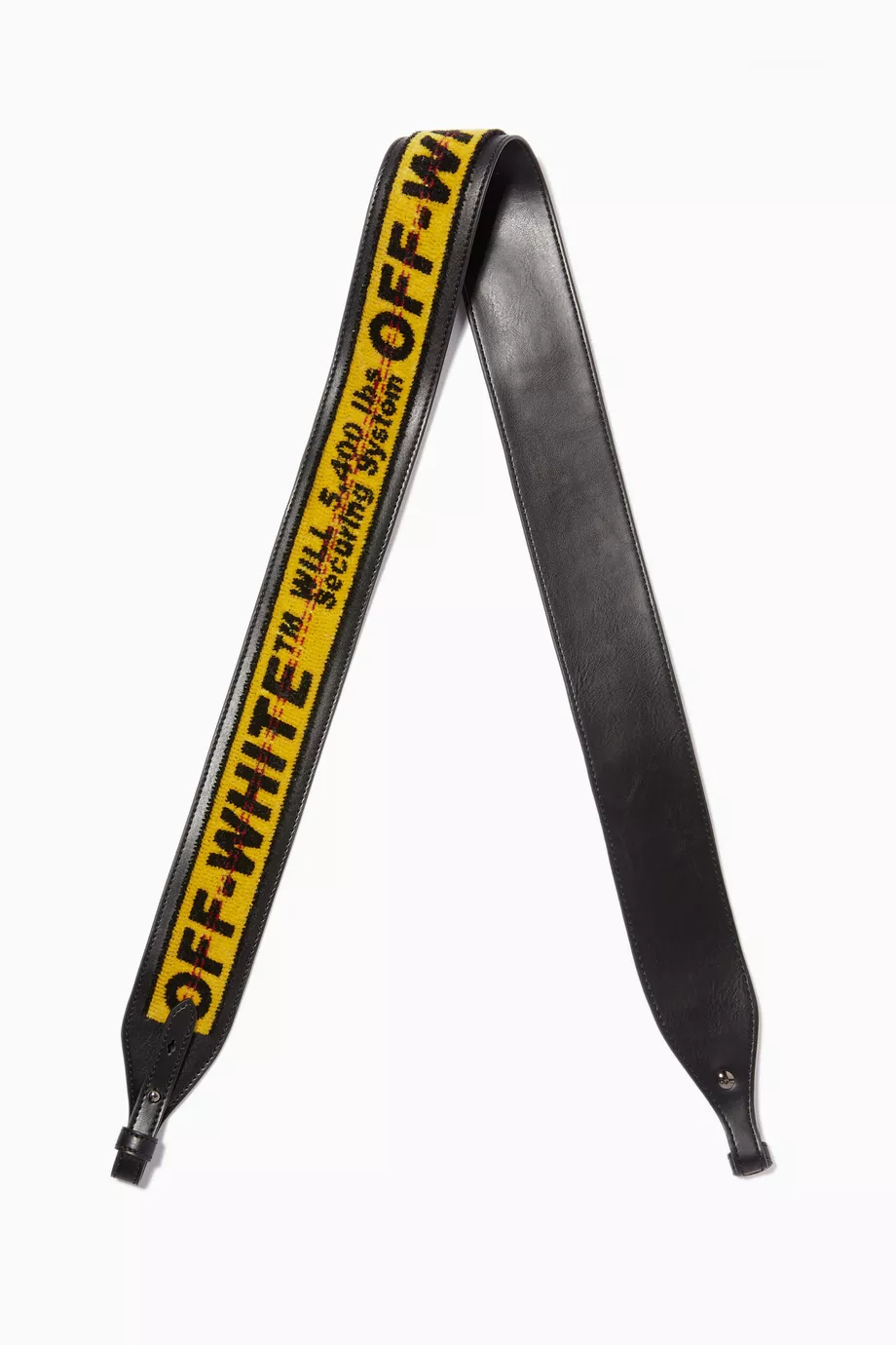 Off white bag strap yellow 2025