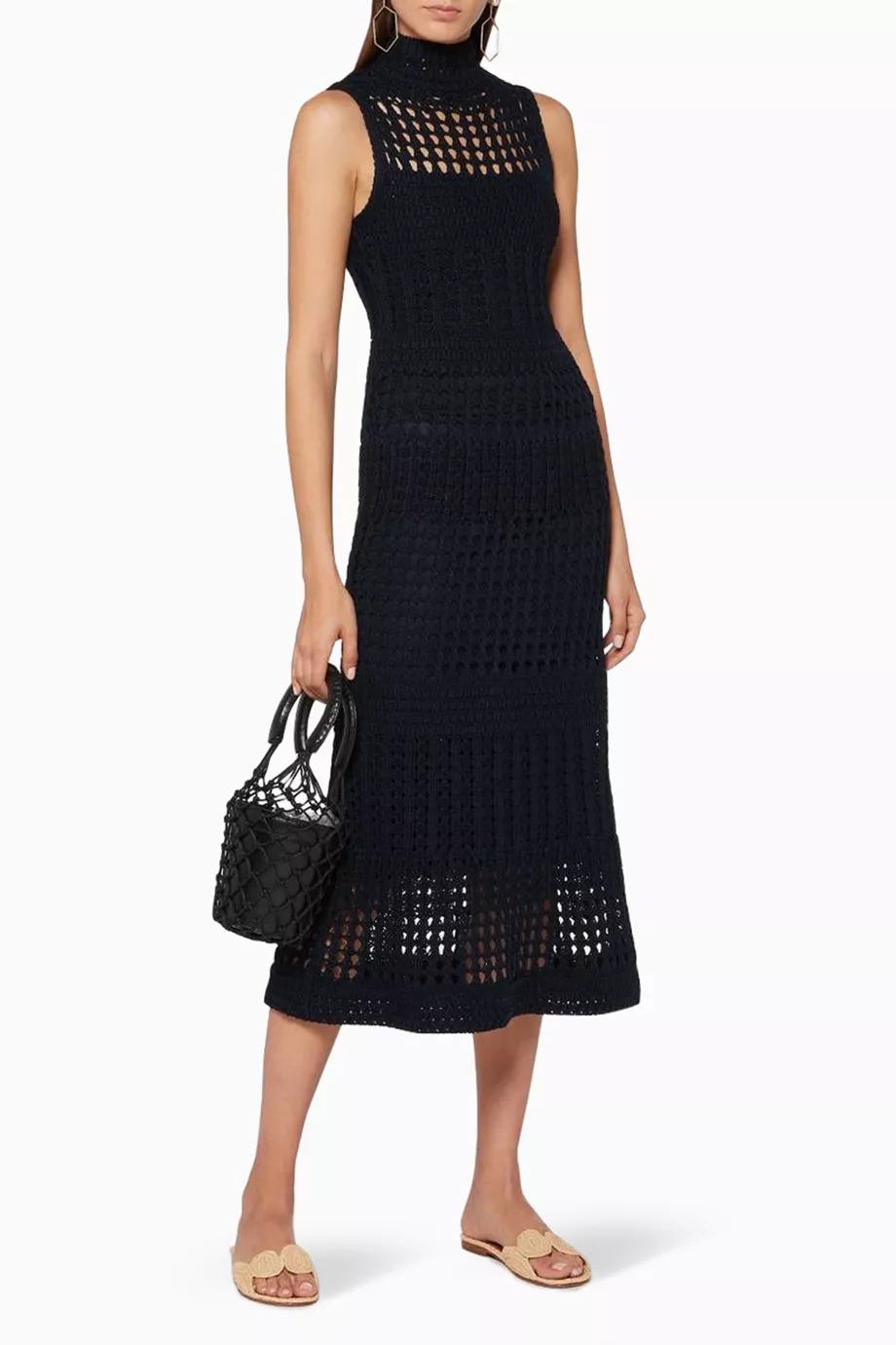 theory crochet dress THREAD THEORY CROCHET MAXI DRESS