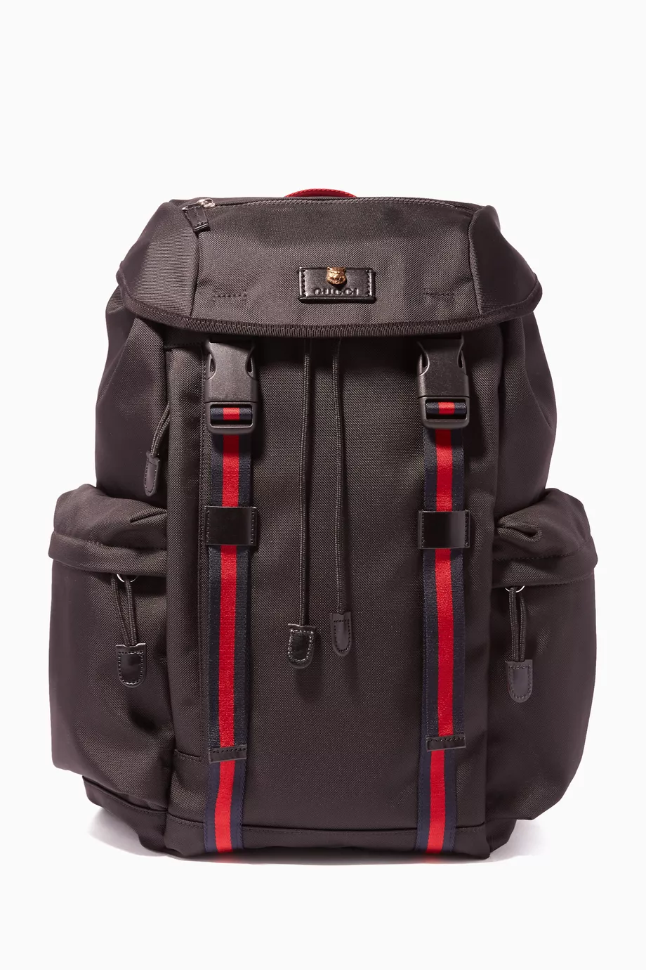 Buy Gucci Black Black Techno Canvas Backpack For Men Online Ounass Bahrain