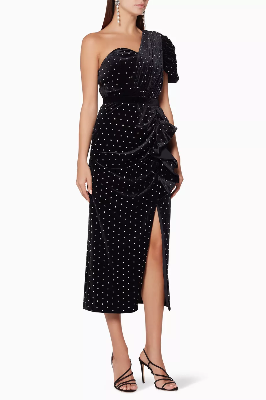 Self portrait dress one shoulder outlet