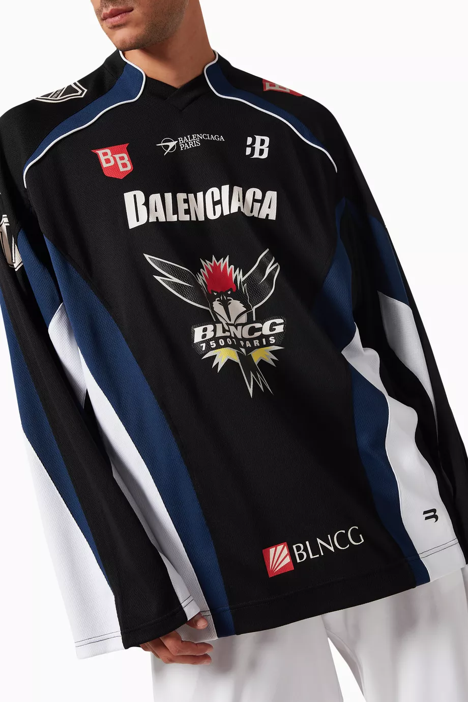 トップス BALENCIAGA Soccer Hockey Game Shirt BALENCIAGA Soccer Hockey Game Shirt