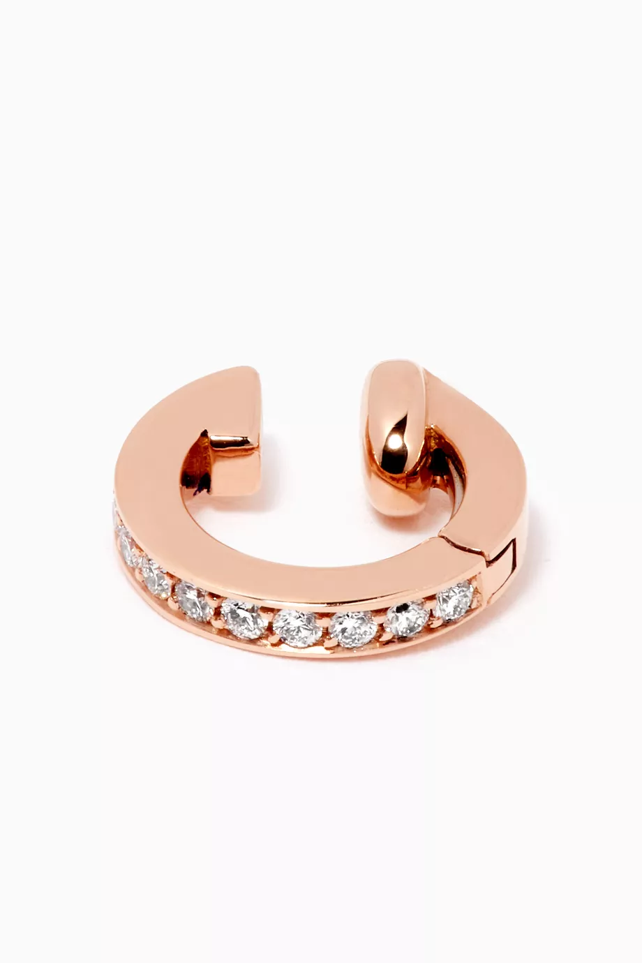 Buy Repossi Rose Gold Berbere Diamond Single Ear Cuff in 18kt Rose Gold For Women Online Ounass Bahrain