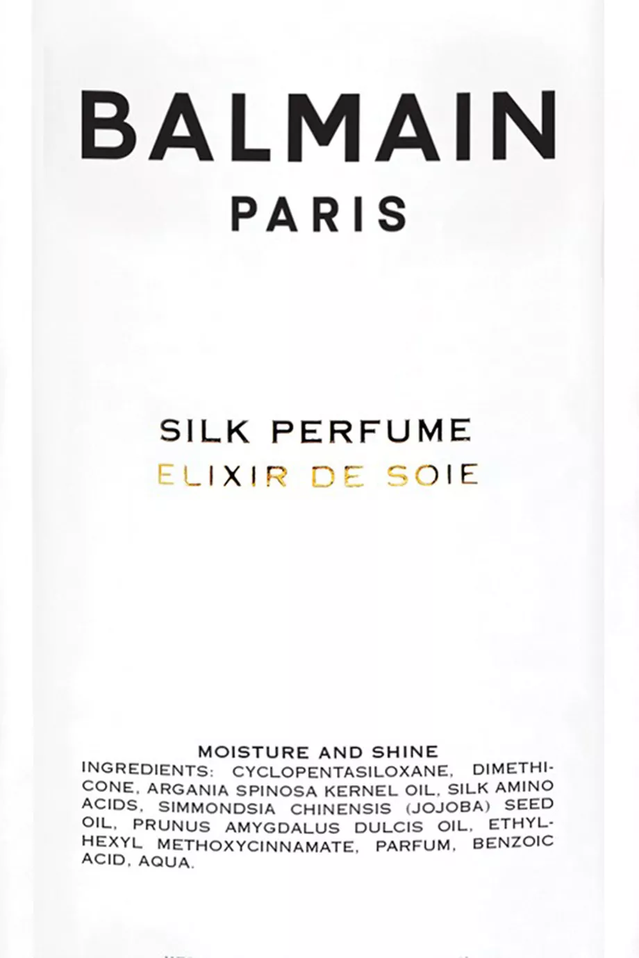 Balmain silk perfume elixir de soie discount