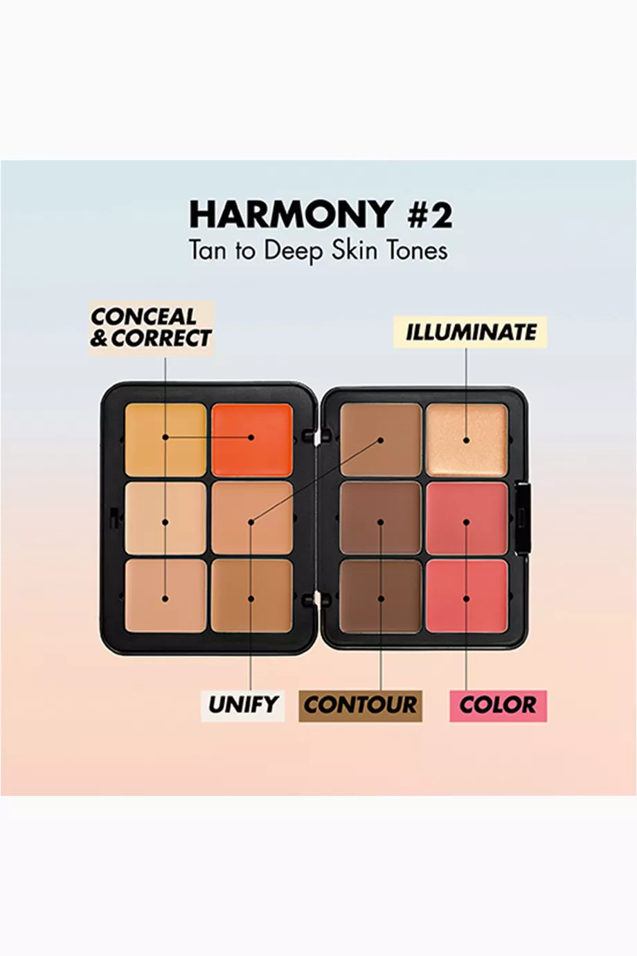 Buy MAKE UP FOR EVER Multicolour Harmony 2 HD Skin Face Palette