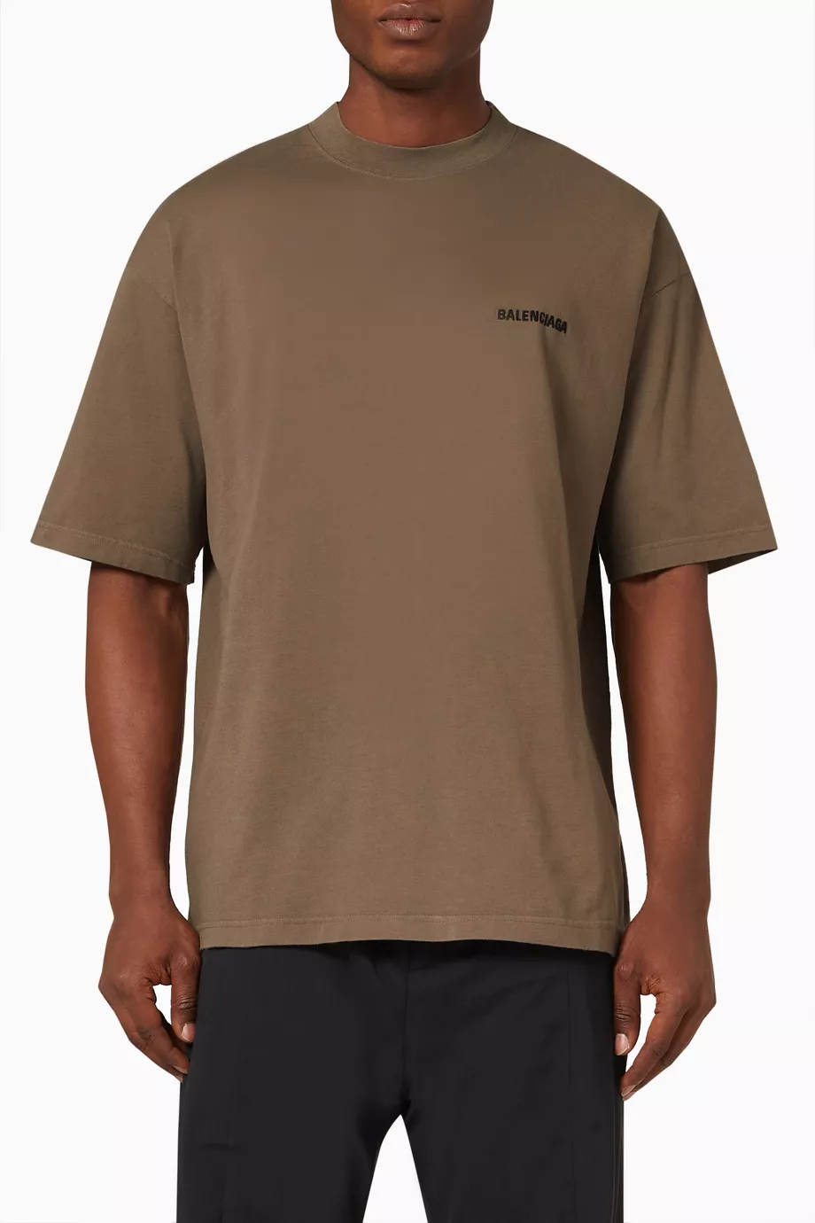 Balenciaga t shirt mens brown new arrivals