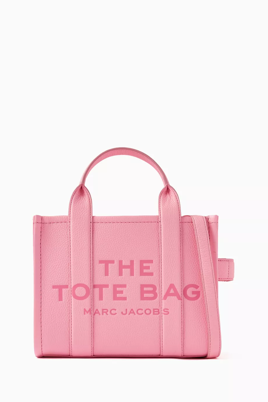 Buy Marc Jacobs Pink The Small Tote Bag in Leather For Women Online Ounass Bahrain
