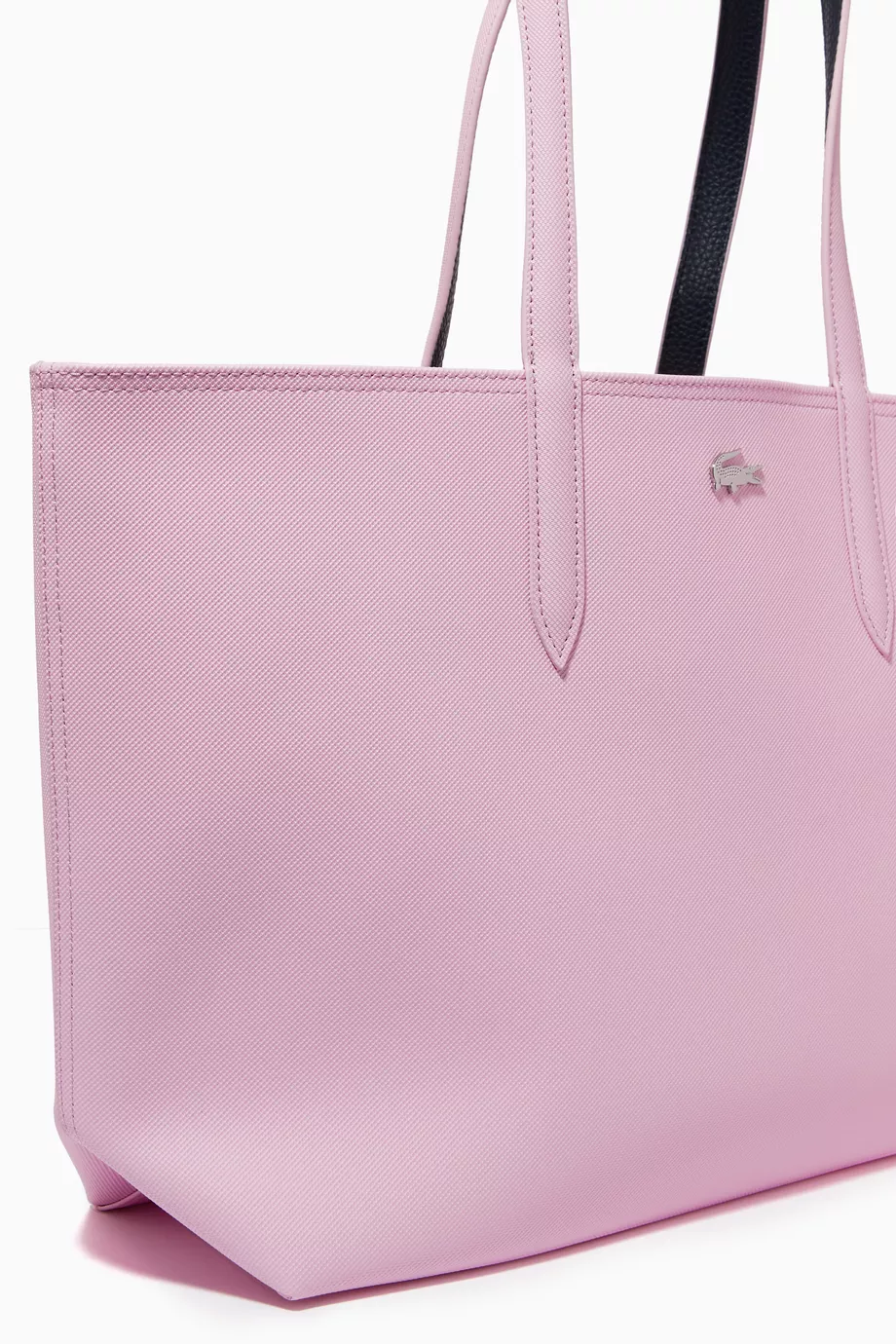 Buy Lacoste Pink Anna Reversible Tote Bag in Grained Leather For Women Online Ounass Bahrain