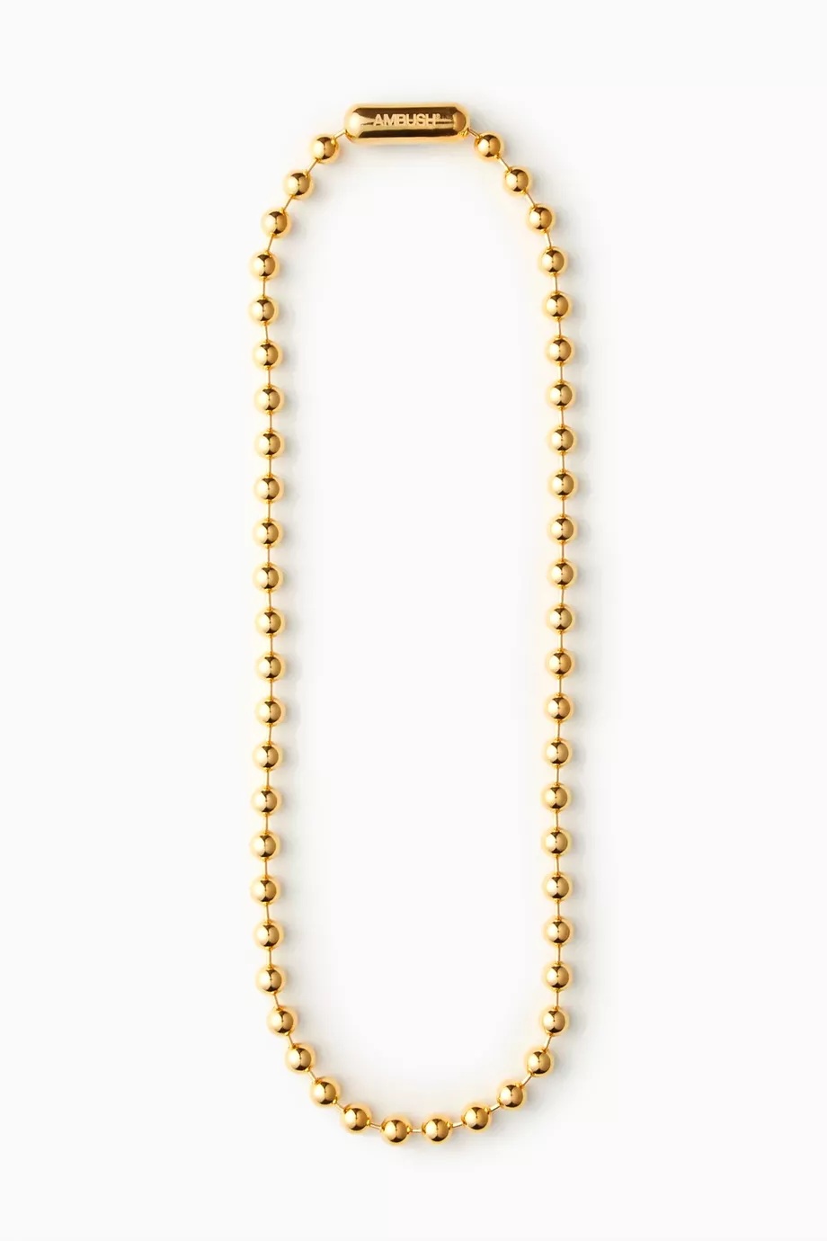 AMBUSH BALL CHAIN NECKLACE GOLD