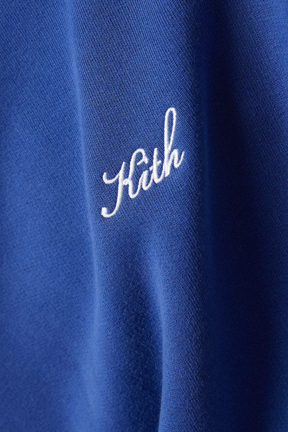 Buy Kith Blue Williams III Hoodie in Cotton Fleece For Men Online Ounass Bahrain