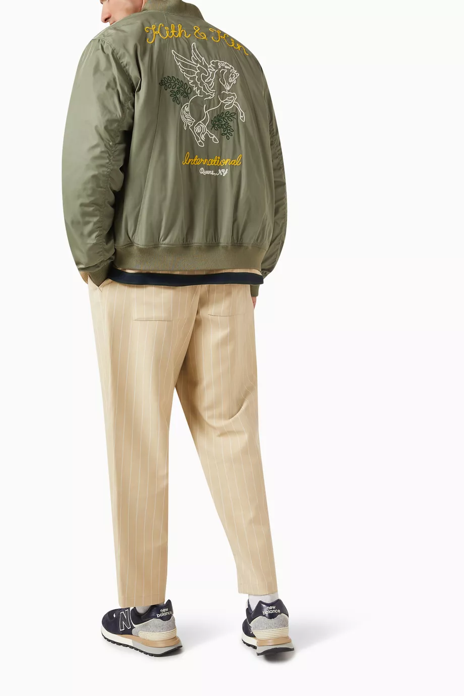 ジャケット・アウター Kith Dumont Flight Bomber Jacket Buy Kith Green Dumont Flight Bomber Jacket For Men Online | Ounass