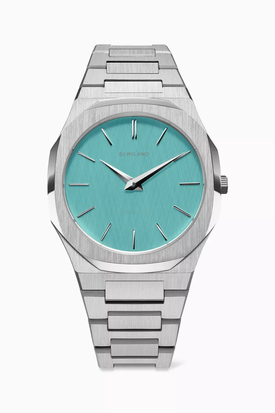 Buy D1 Milano Blue Ultra Thin Quartz Stainless Steel Watch, 38mm