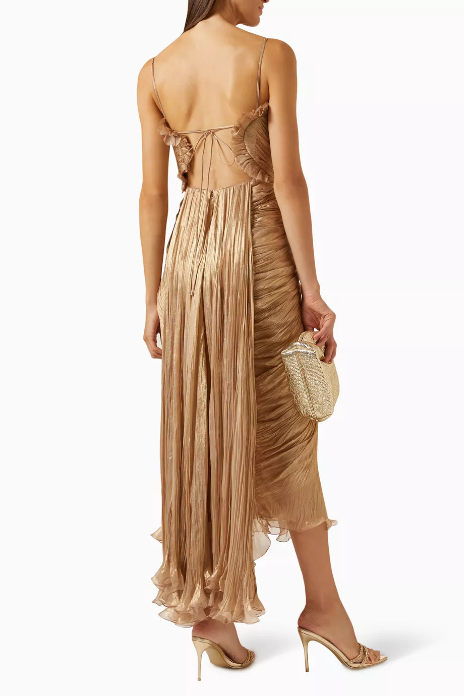 Maria lucia hohan gold dress 2025