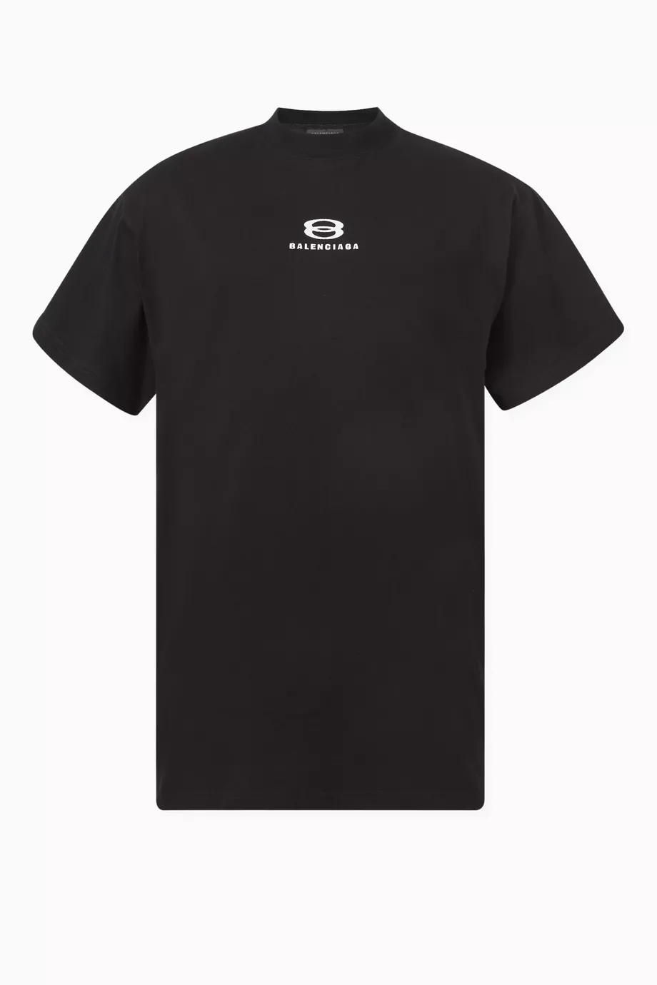 Buy Balenciaga Black Unity Sports Icon Deconstructed T-Shirt in