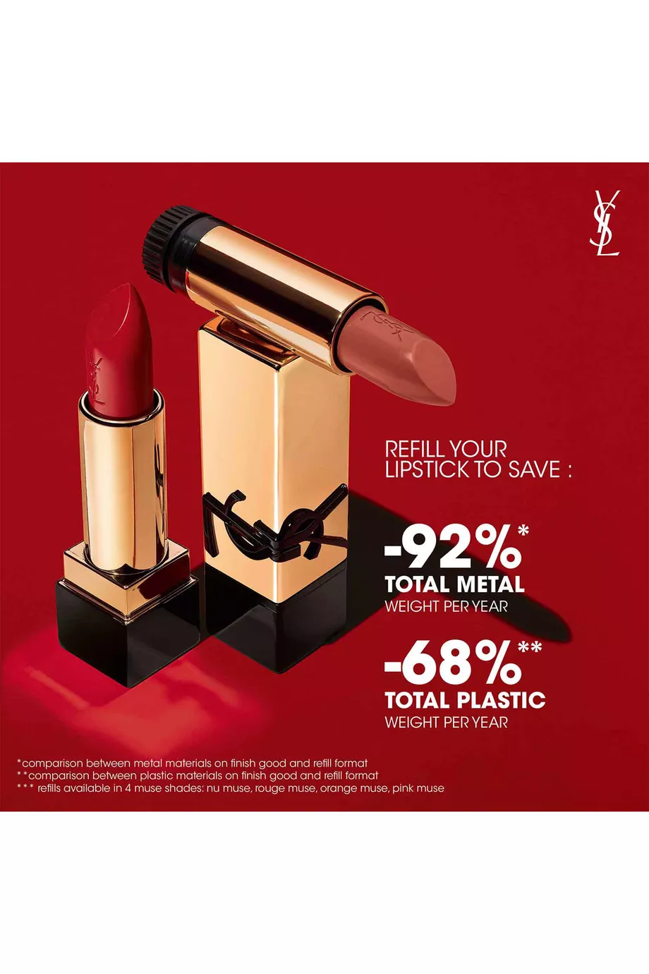 Buy YSL Beauty Colourless N3 Nude Decollete Rouge Pur Couture Lipstick 3g For Women Online Ounass Bahrain