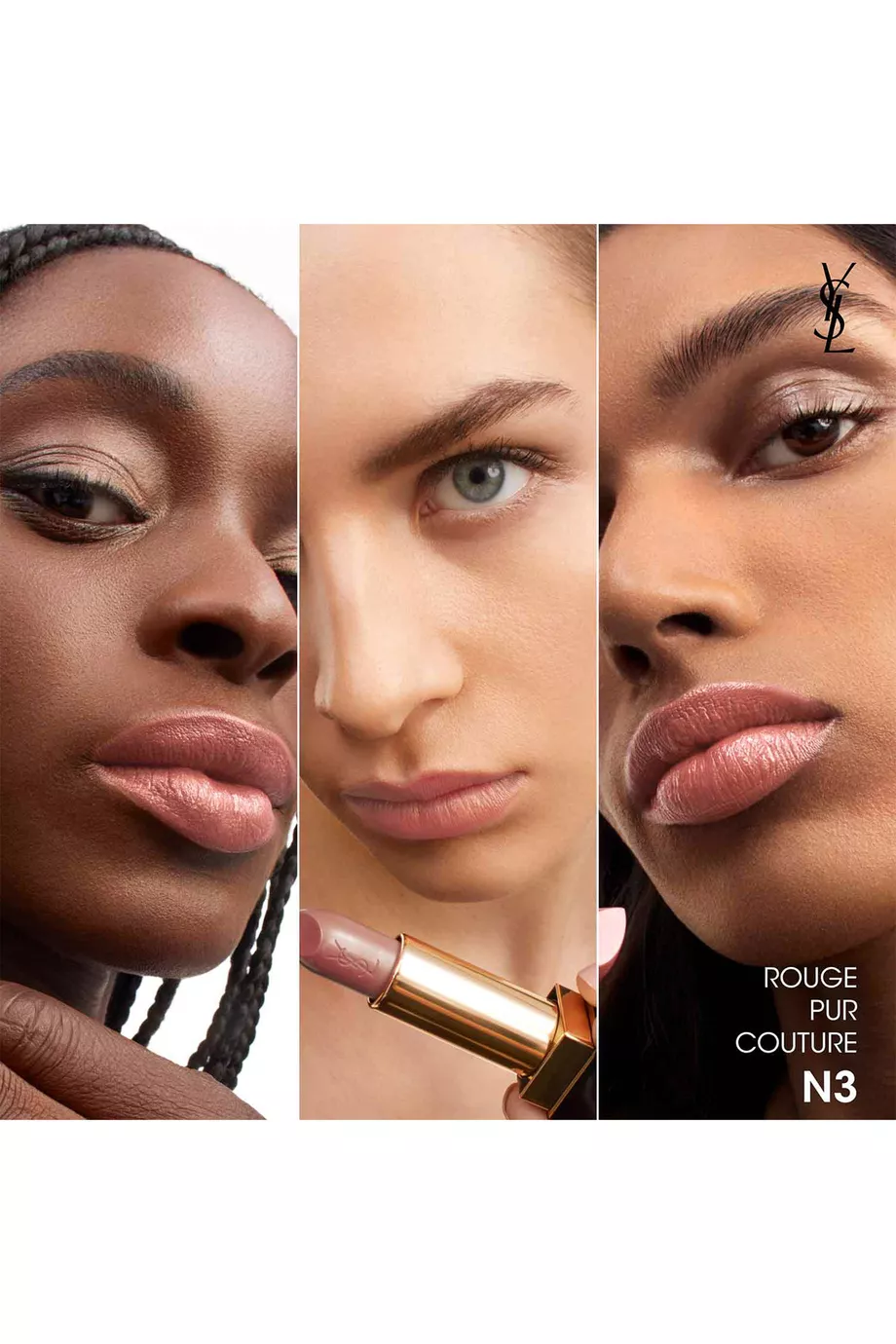 Buy YSL Beauty Colourless N3 Nude Decollete Rouge Pur Couture Lipstick 3g For Women Online Ounass Bahrain