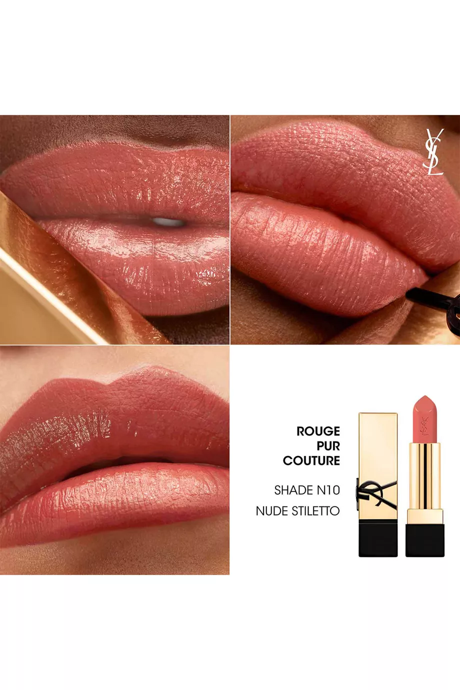Buy YSL Beauty Colourless N10 Nude Stiletto Rouge Pur Couture Lipstick 3g For Women Online Ounass Bahrain